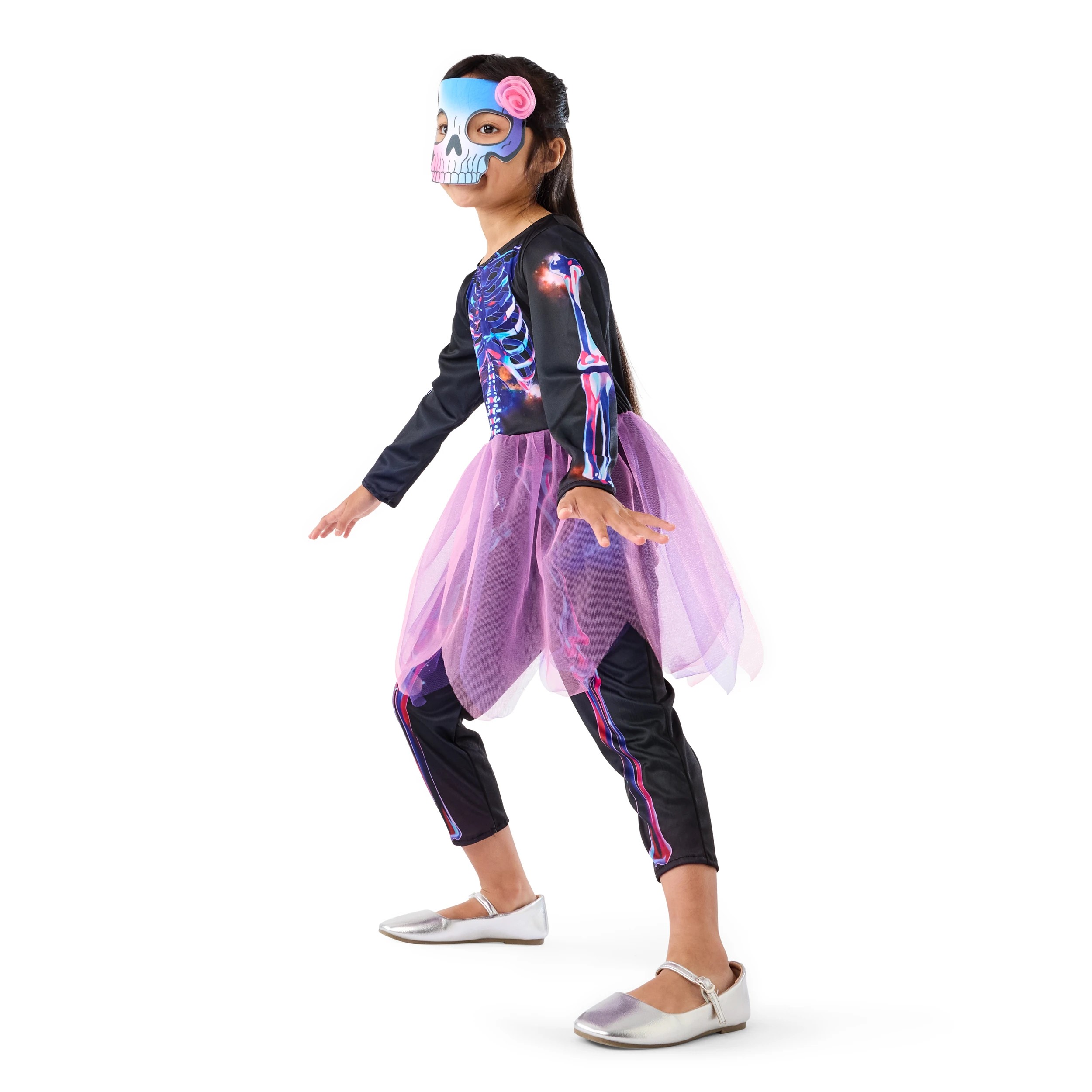 2 2 Piece Skeleton Costume - Ages 4-6, 2 of 8