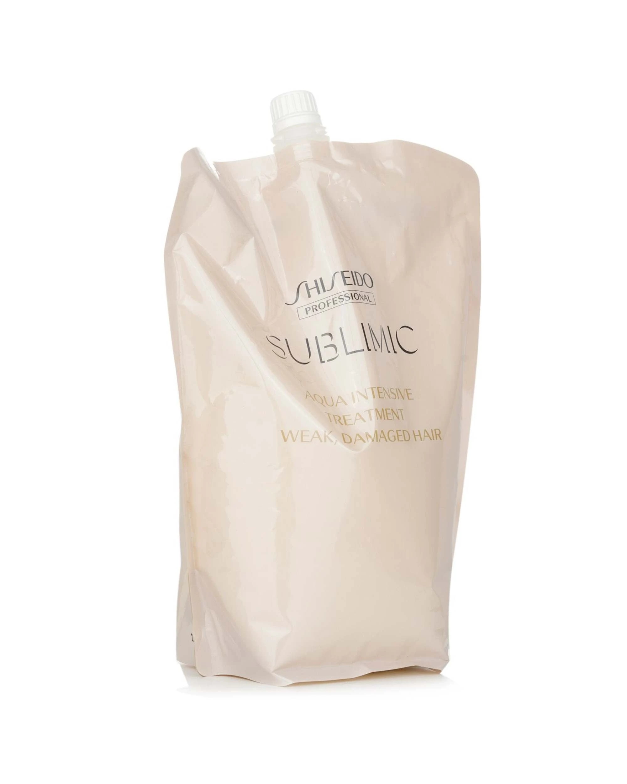 2 Shiseido Sublimic Aqua Intensive Treatment Refill (Weak, Damaged Hair)  1800g, 2 of 2