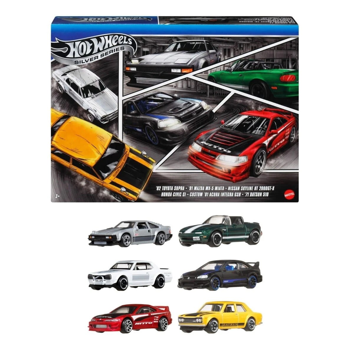 1 Hot Wheels Silver Series Streets of Japan Multipack, 1 of 4