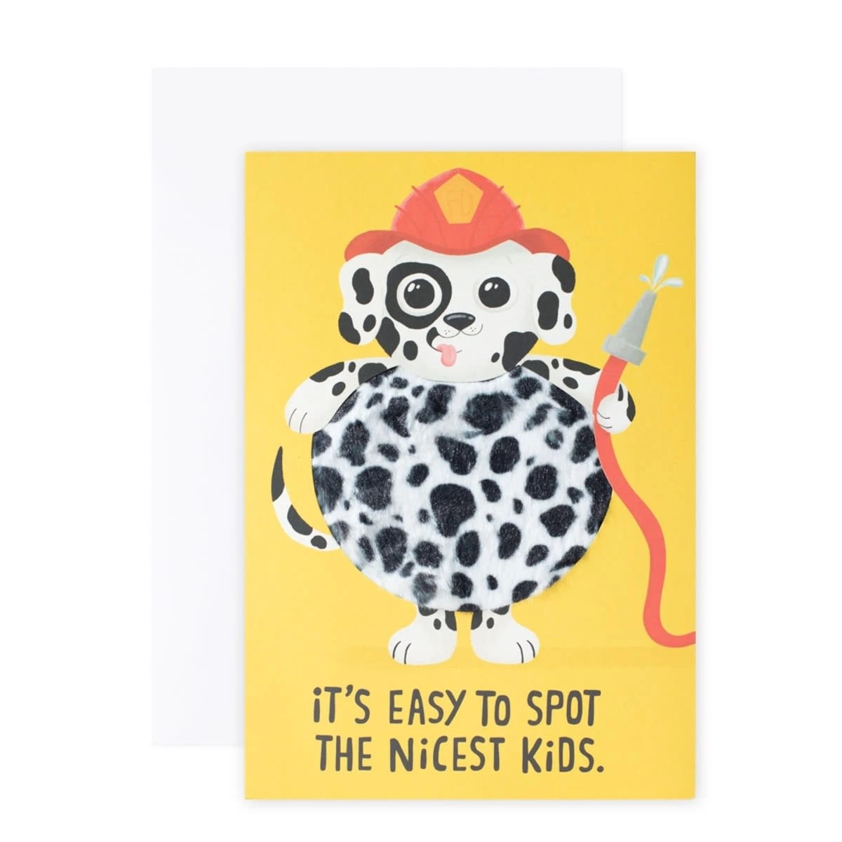 1 Hallmark Fuzzy Belly Dalmatian Birthday Card - Easy To Spot, 1 of 3