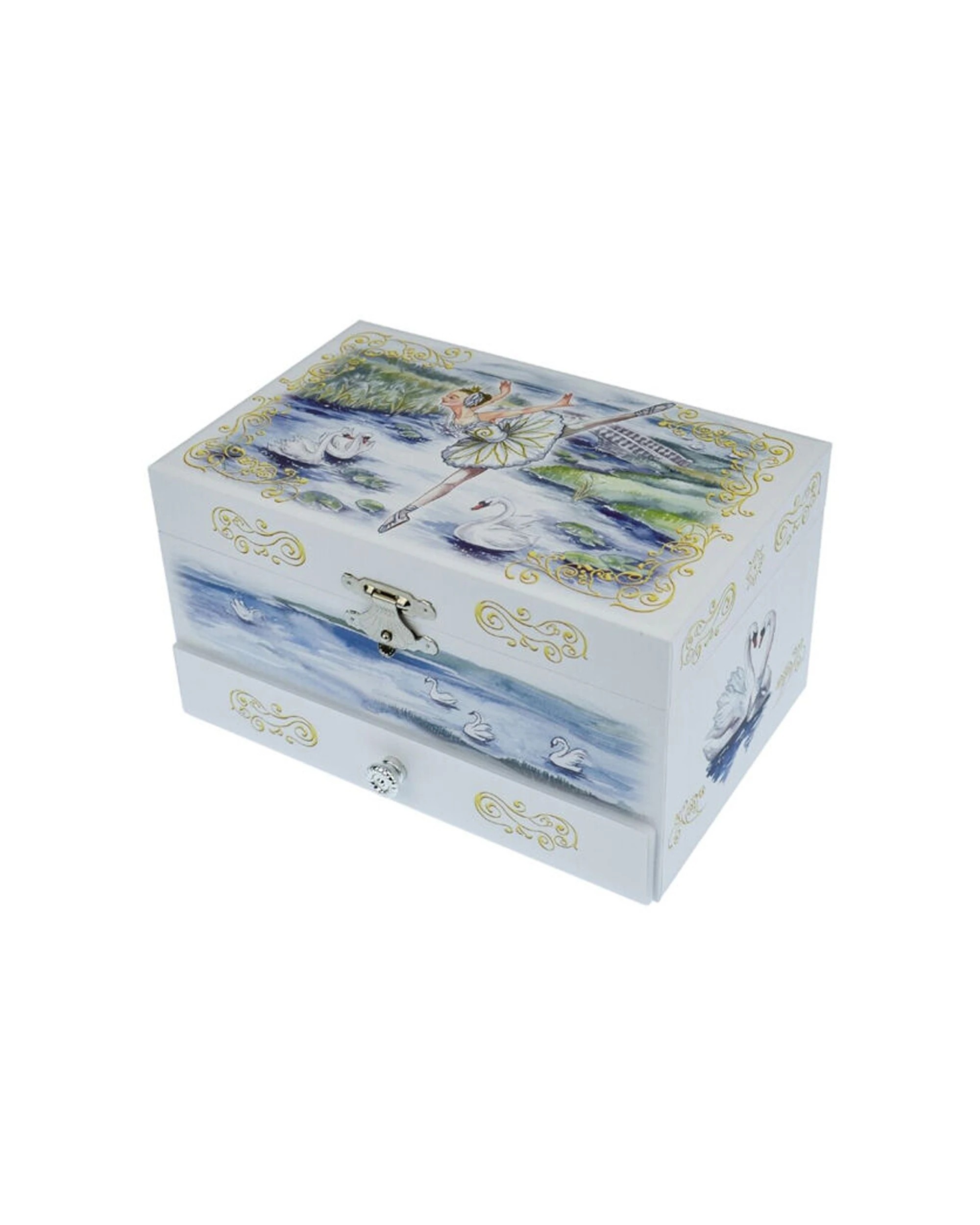 6 Kaper Kidz Azurea Ballerina Heirloom Music Box Kids Toy - Multi, 6 of 8