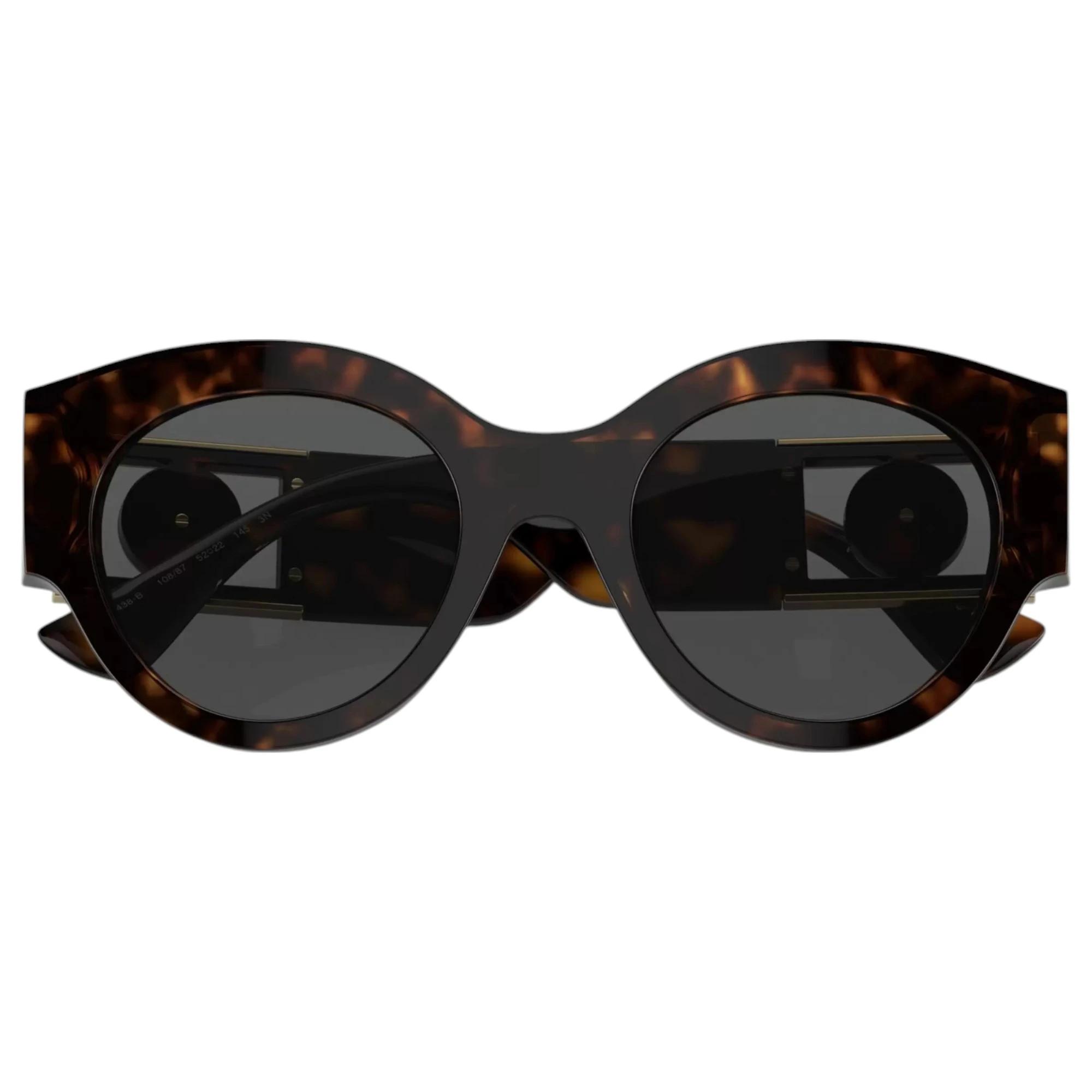 3 Versace Womens Sunglasses VE4438B Dark Havana Dark Grey Sunnies MULTI, 3 of 5
