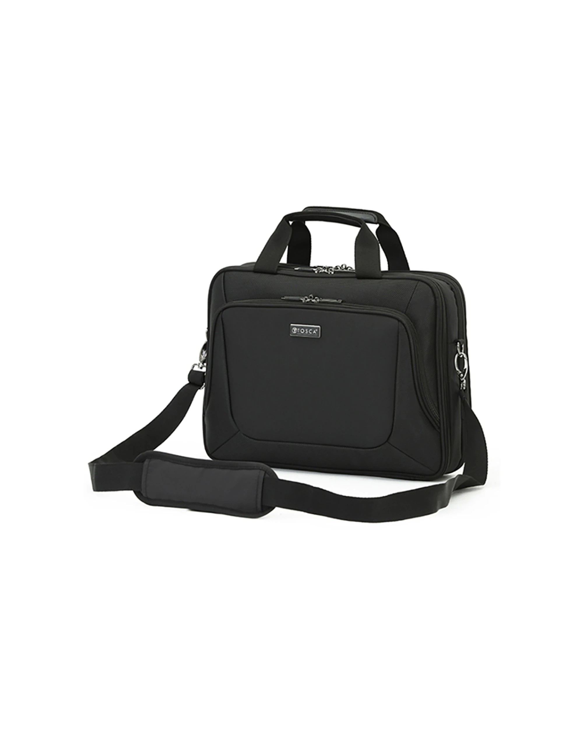 1 Tosca Oakmont Laptop Travel Hand Carry Bag - Black, 1 of 4
