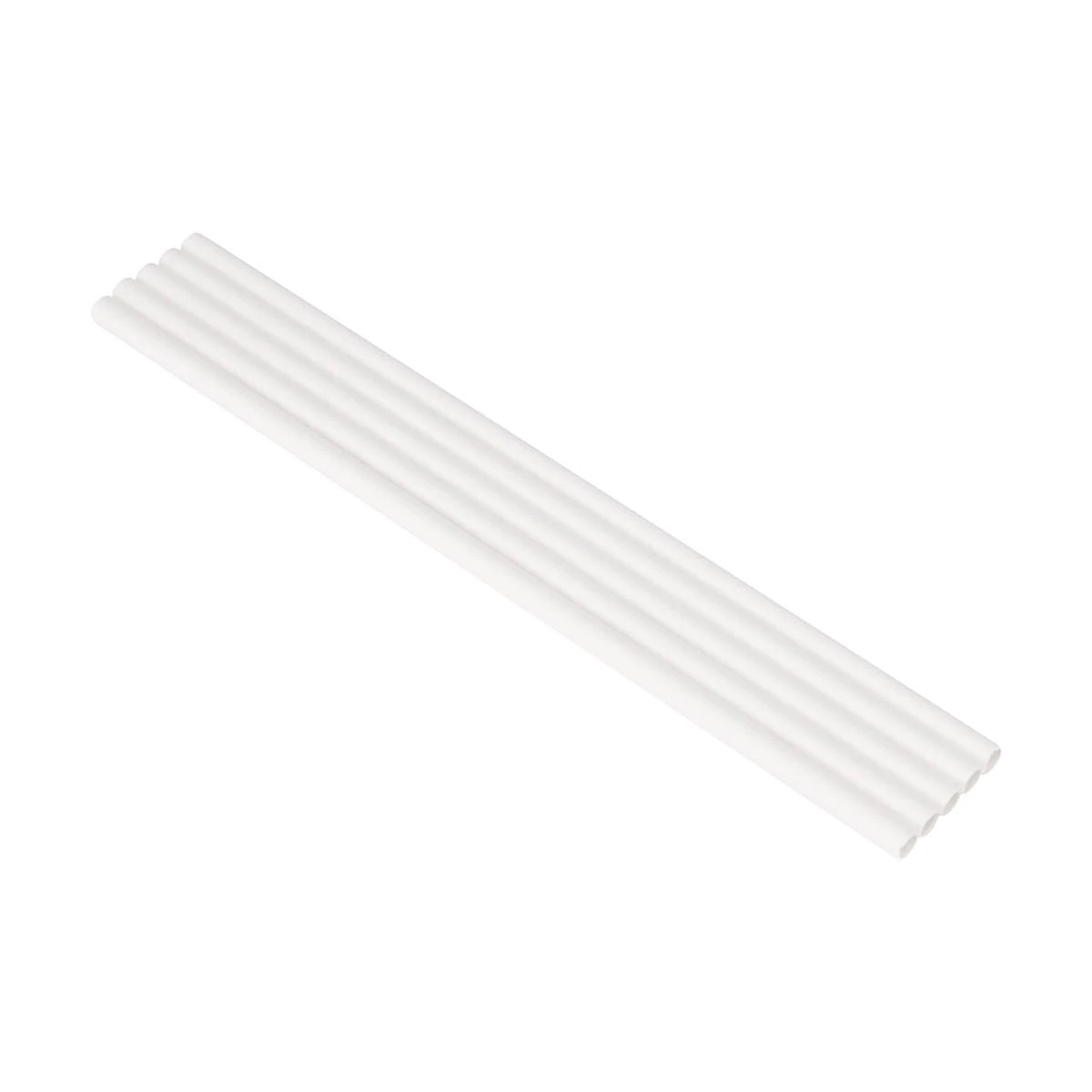 3 100 Pack White Paper Straws, 3 of 6