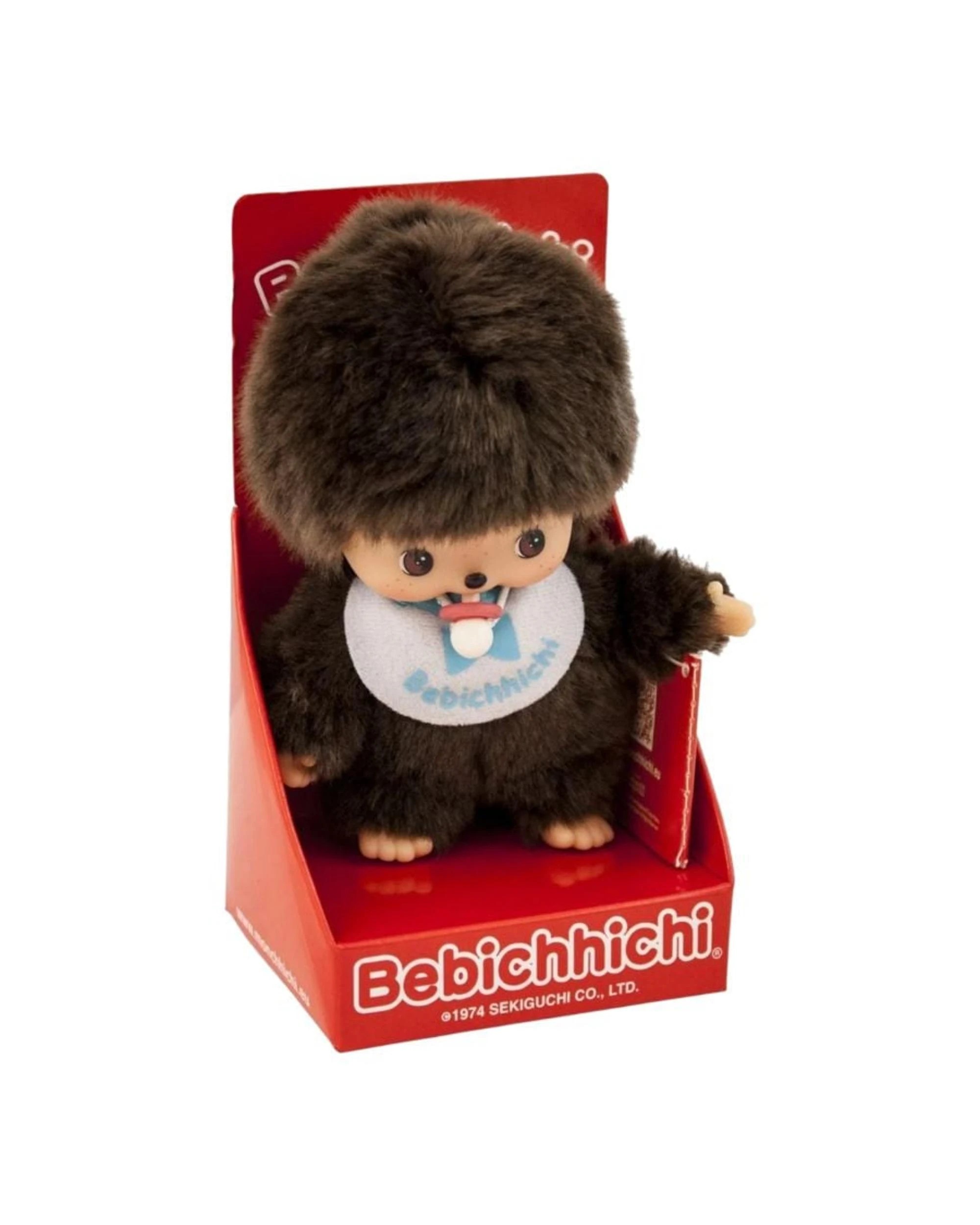 1 Sekiguchi Monchhichi Bebichhichi Basic Bib Boy Plush Doll, 1 of 1