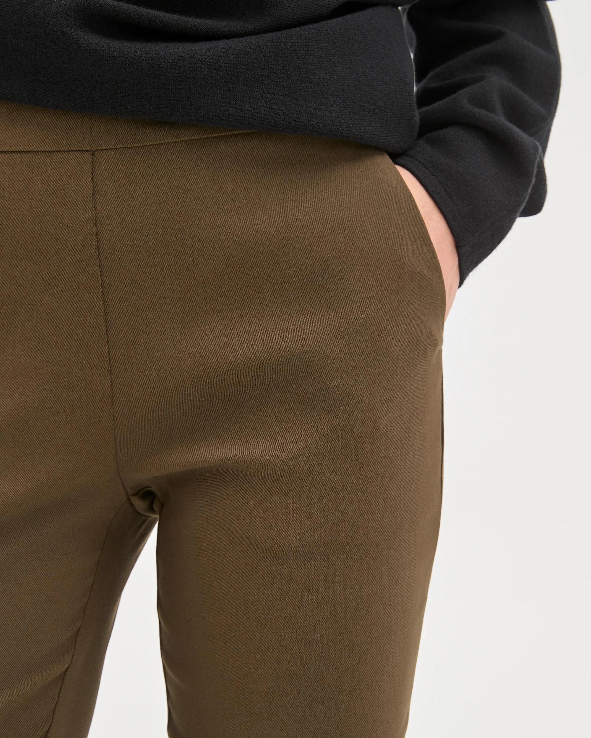 5 Preview Carrie Bengaline Ankle Length Pants DARK OLIVE, 5 of 6