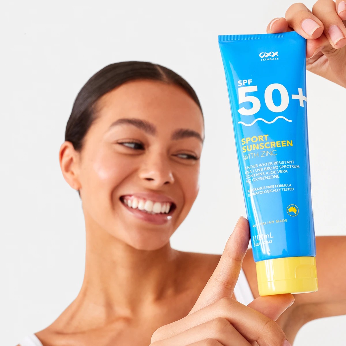4 OXX Skincare SPF 50+ Sport Sunscreen 100ml - Zinc and Aloe Vera, 4 of 10