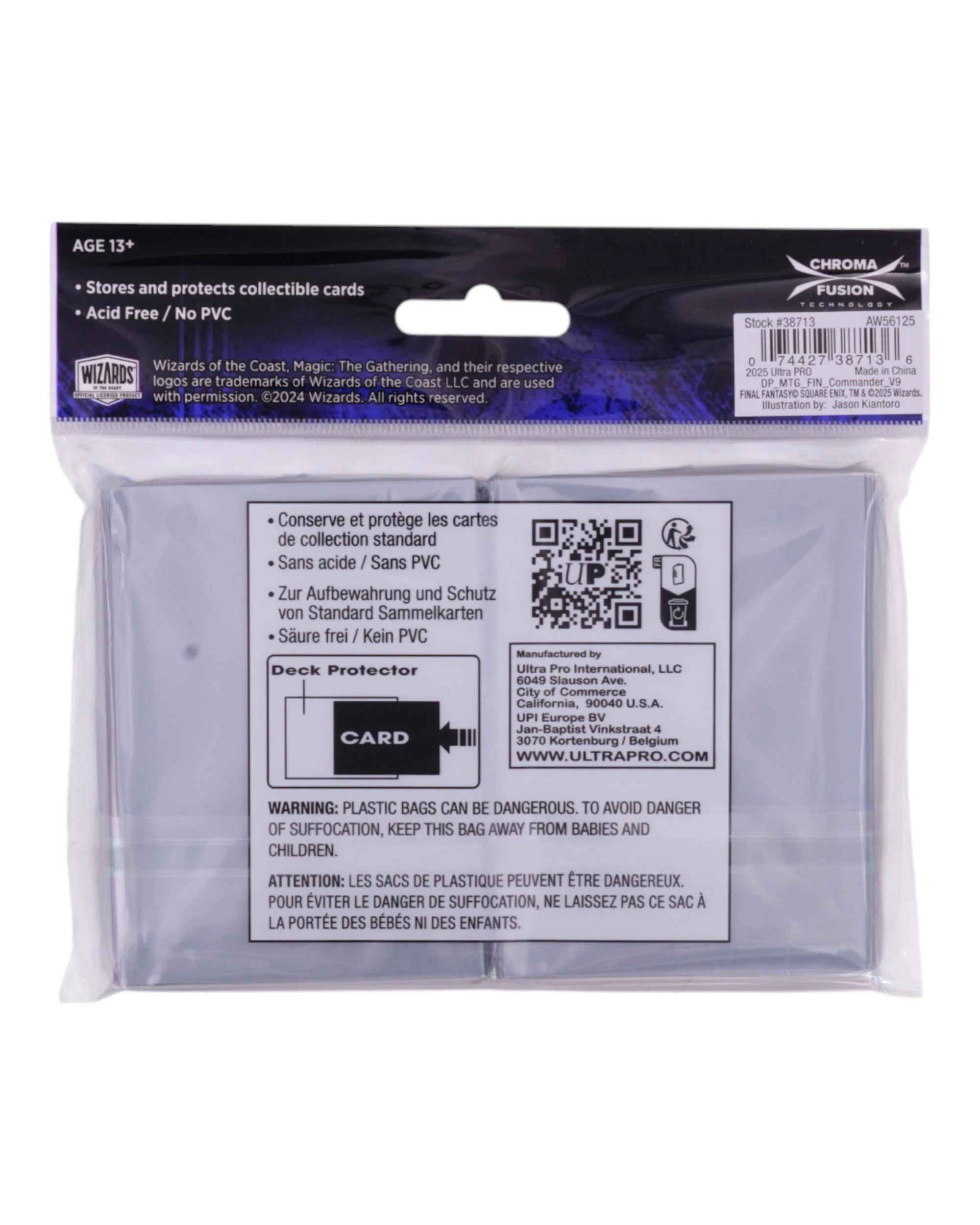 3 Ultra Pro Magic the Gathering Final Fantasy Jumbo Cactuar Deck Protector Sleeves - 100 Pack - Multi, 3 of 3