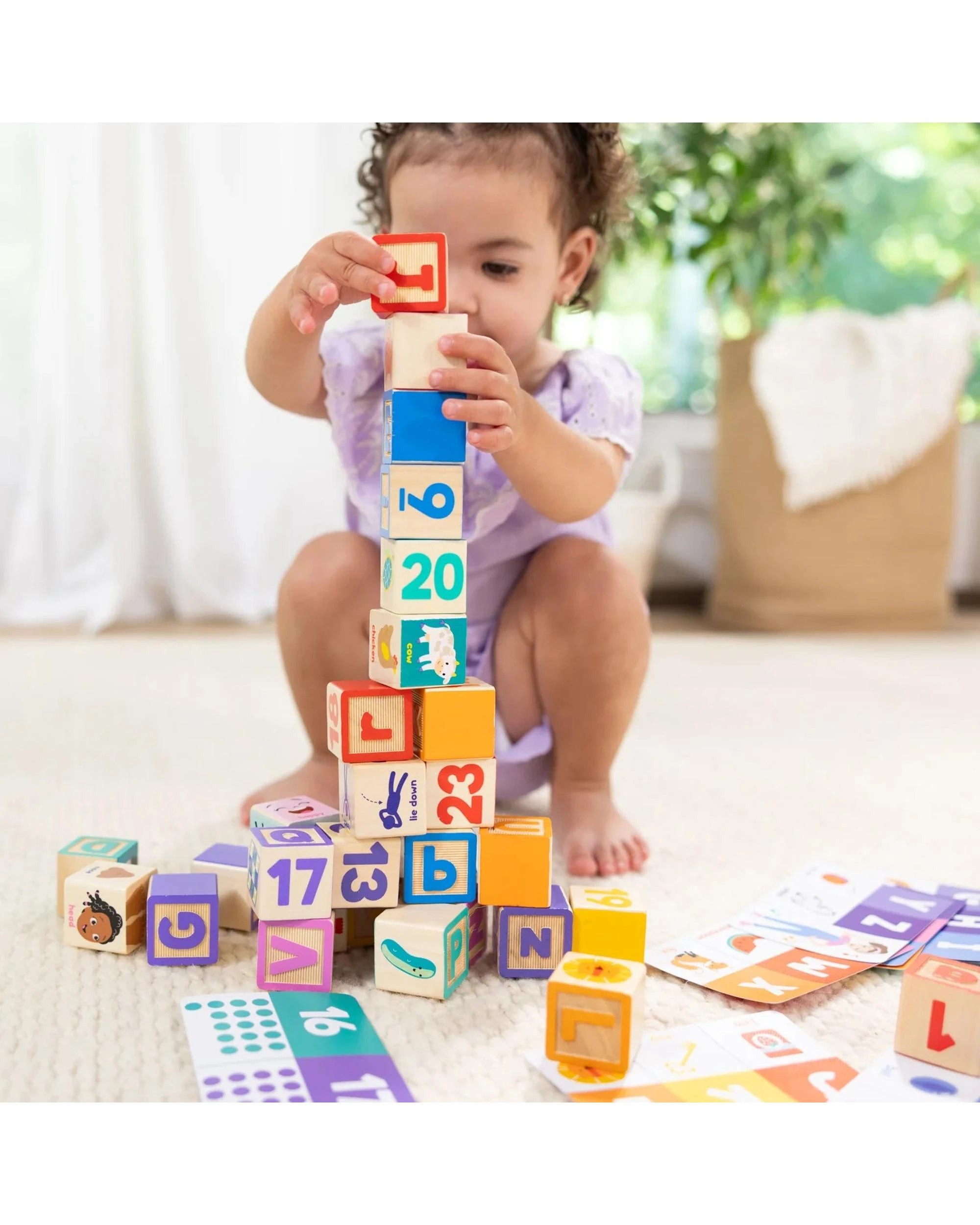 7 Melissa & Doug Melissa and Doug Ms Rachel Wooden Learning Blocks, 7 of 9