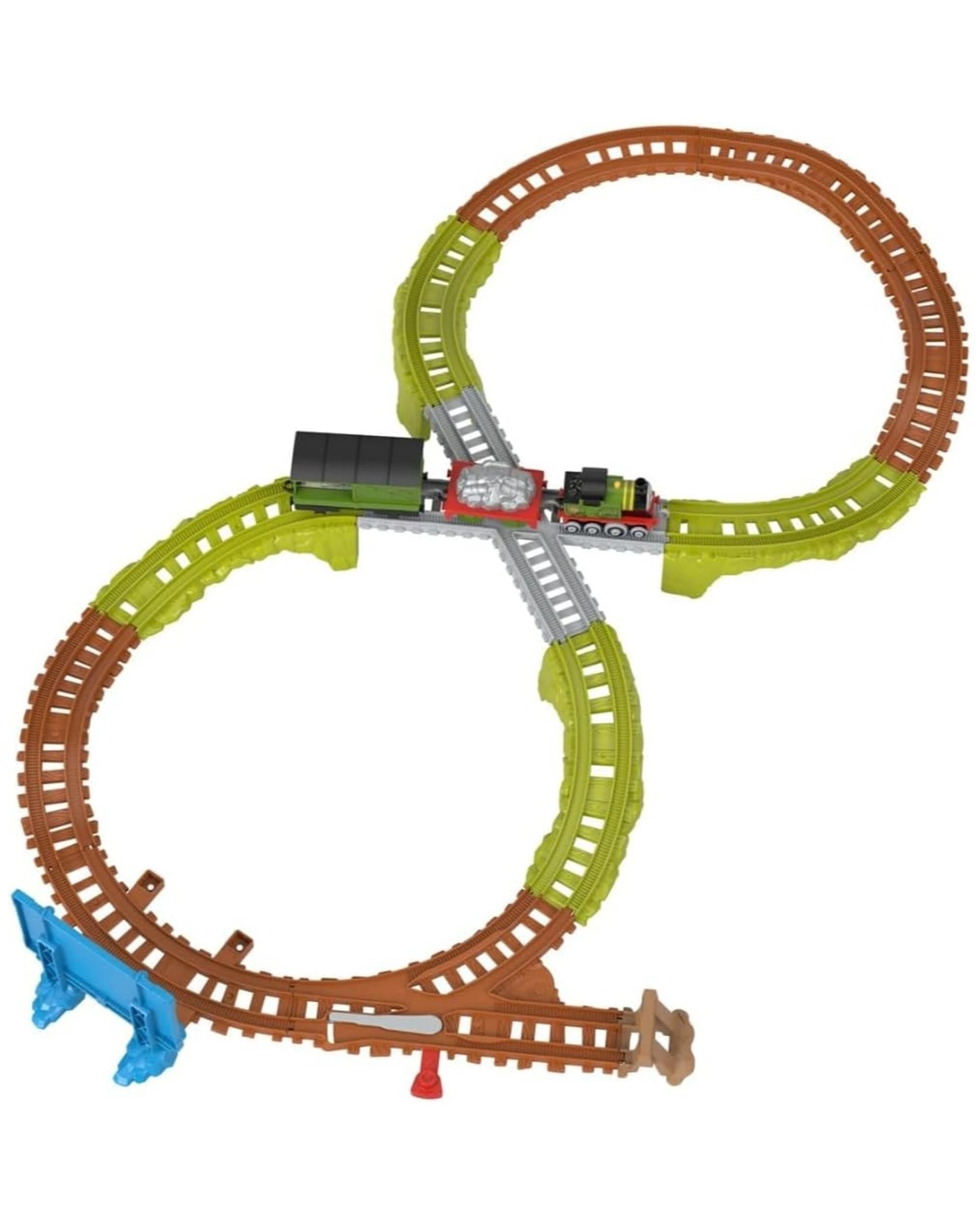 5 Fisher-Price Thomas and Friends Whiff's Recycling Run Push Along Train Track Set, 5 of 7