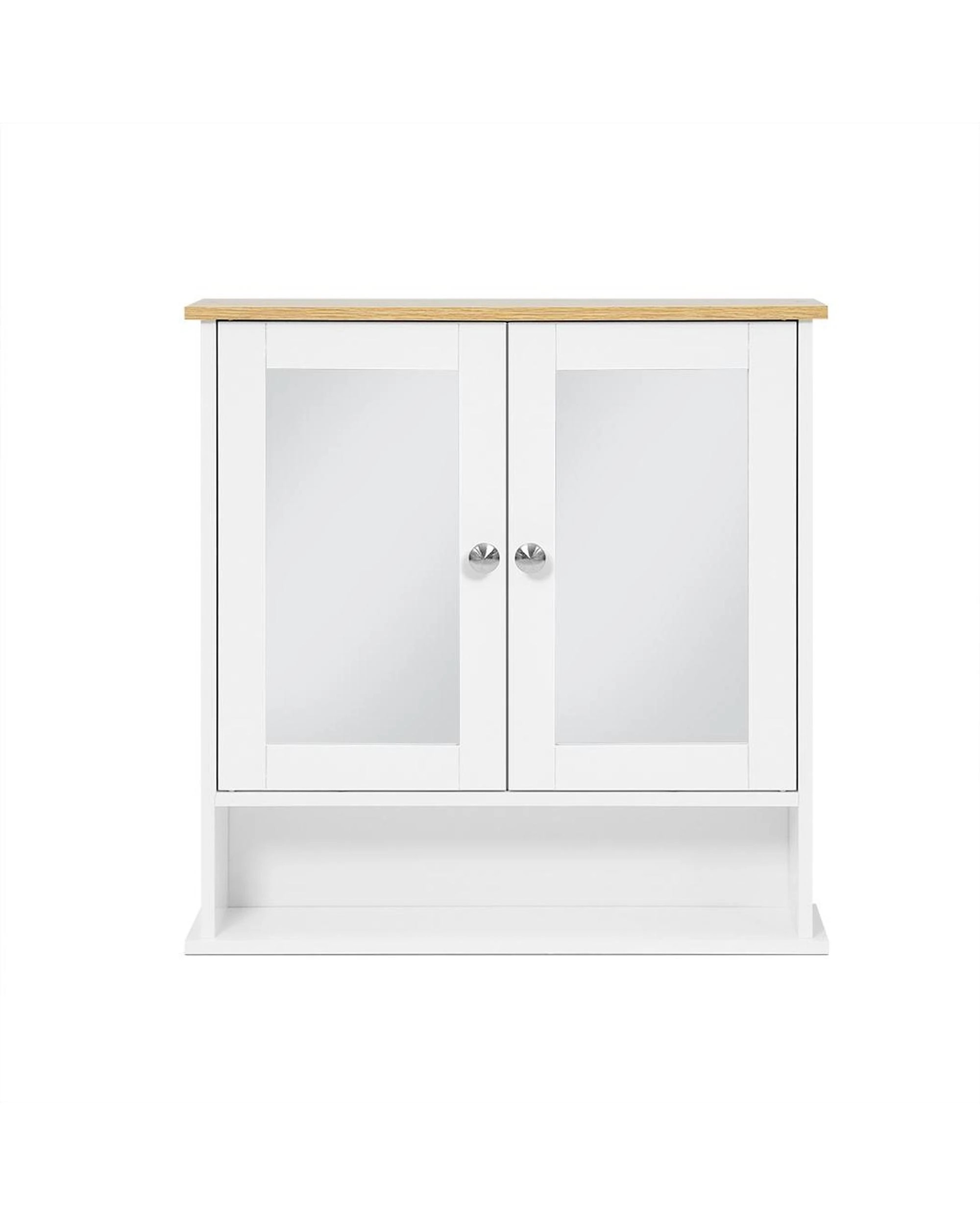 2 Auston Double Door Mirrored Bathroom Cabinet, 2 of 10