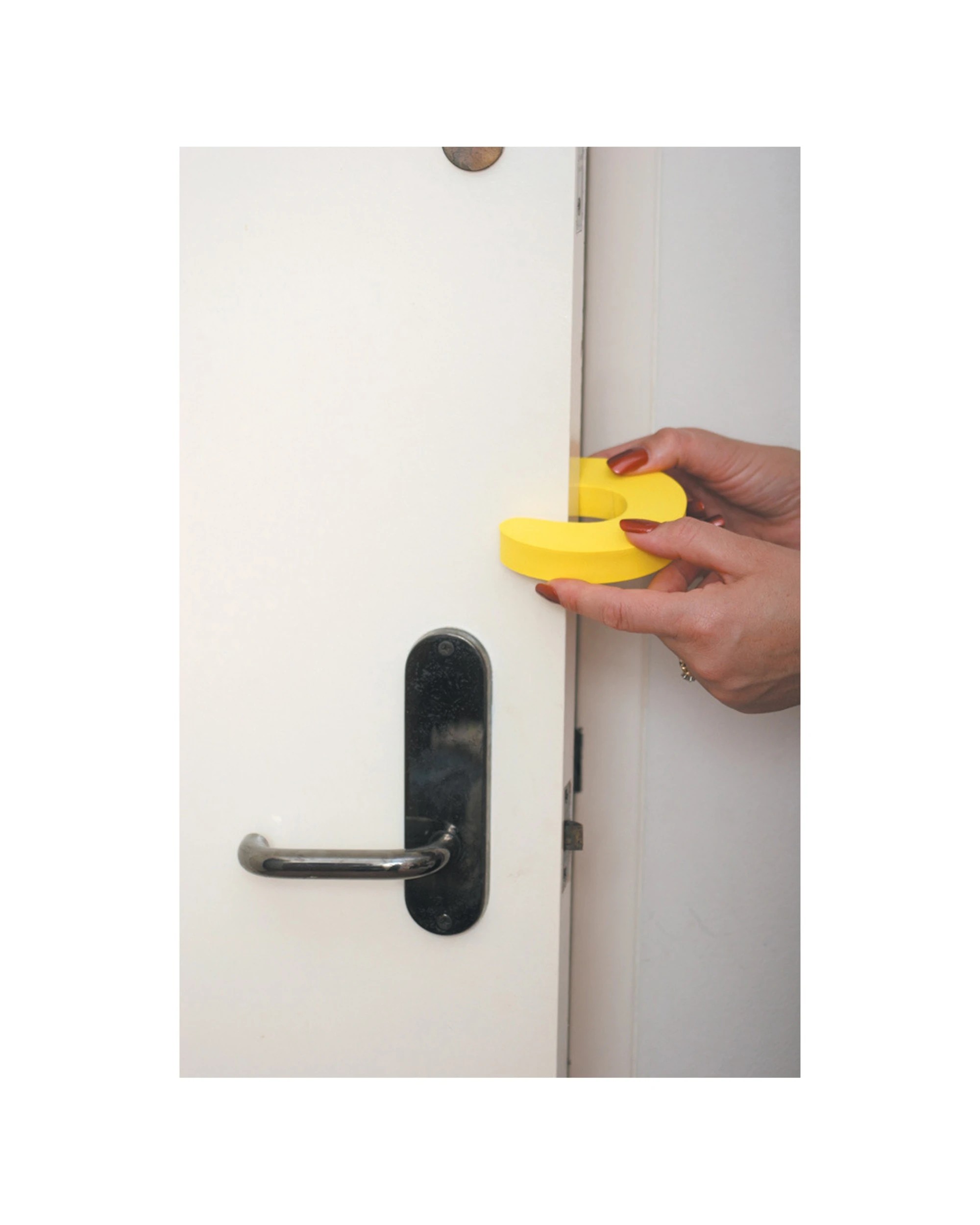 5 Dreambaby 2pk Baby Safety Door Stopper Soft Foam Prevents Finger Injuries - White, 5 of 6