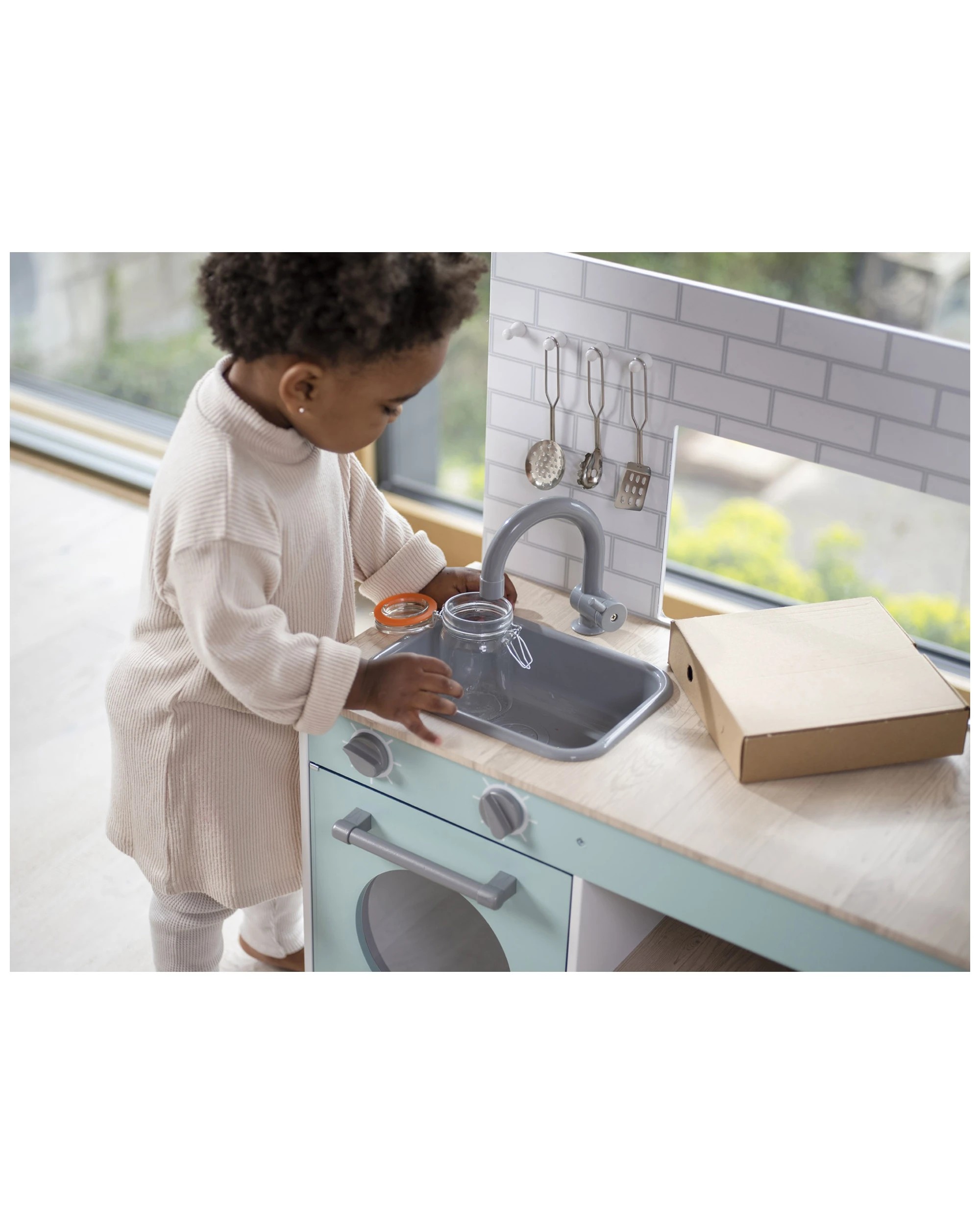 8 Plum Play Au 2-in-1 Wooden Street Food Truck And Kitchen 360 Degree Play, 8 of 8