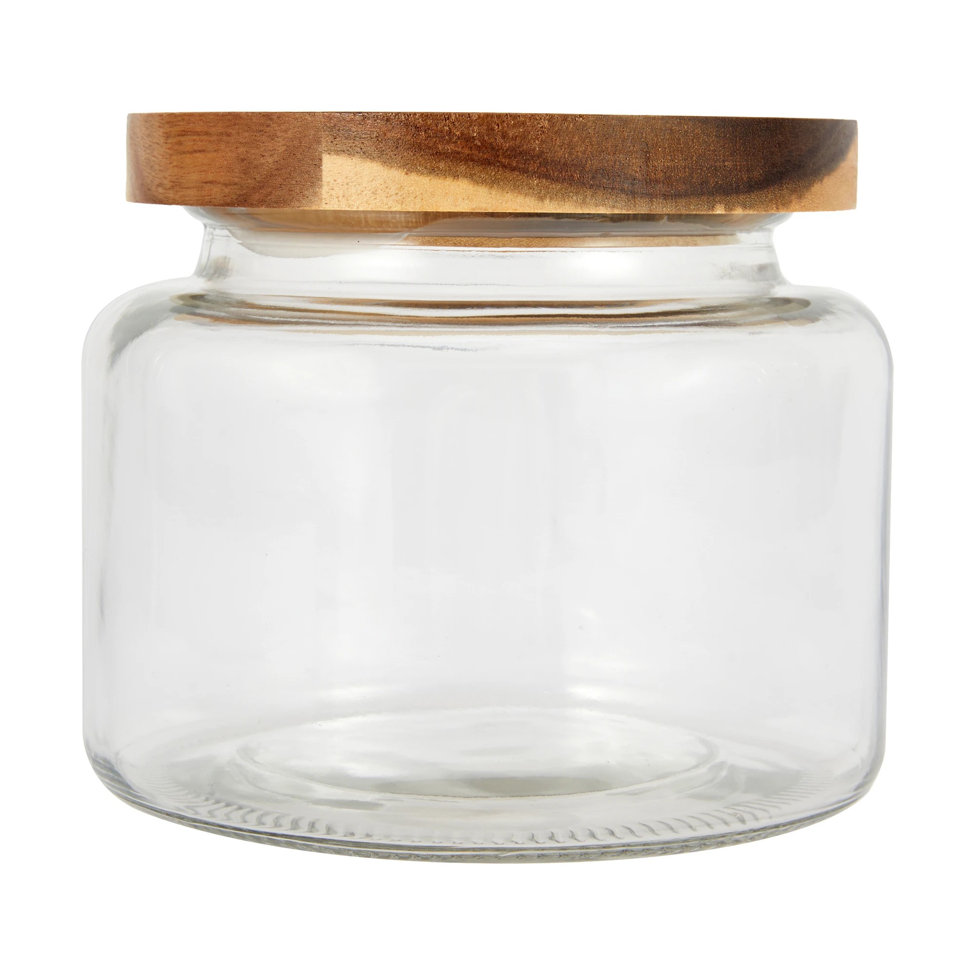 1 1.5L Glass Jar with Wood Lid, 1 of 5