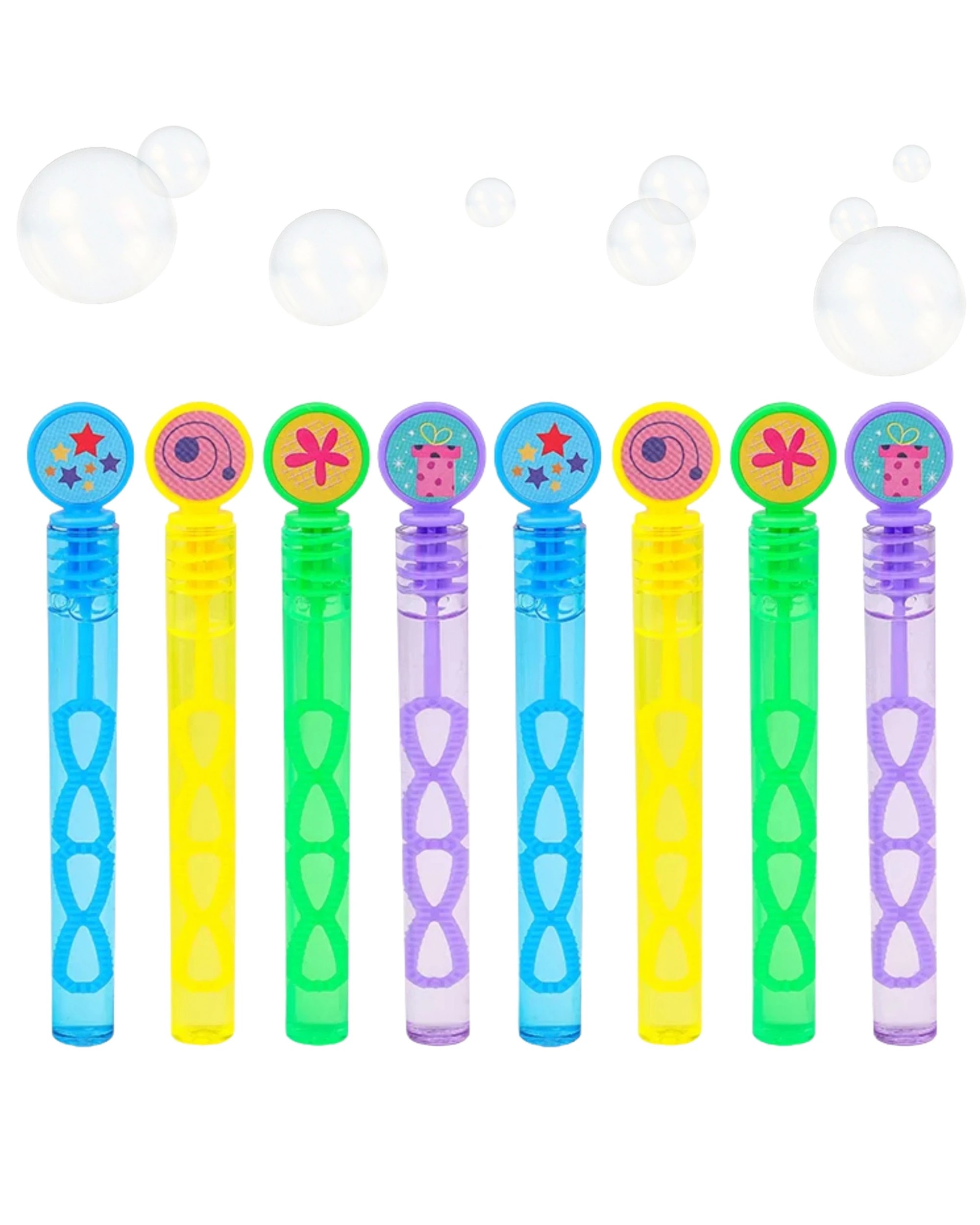 1 Party Maker Mini Bubble Wands Pack of 8 - Multi, 1 of 4