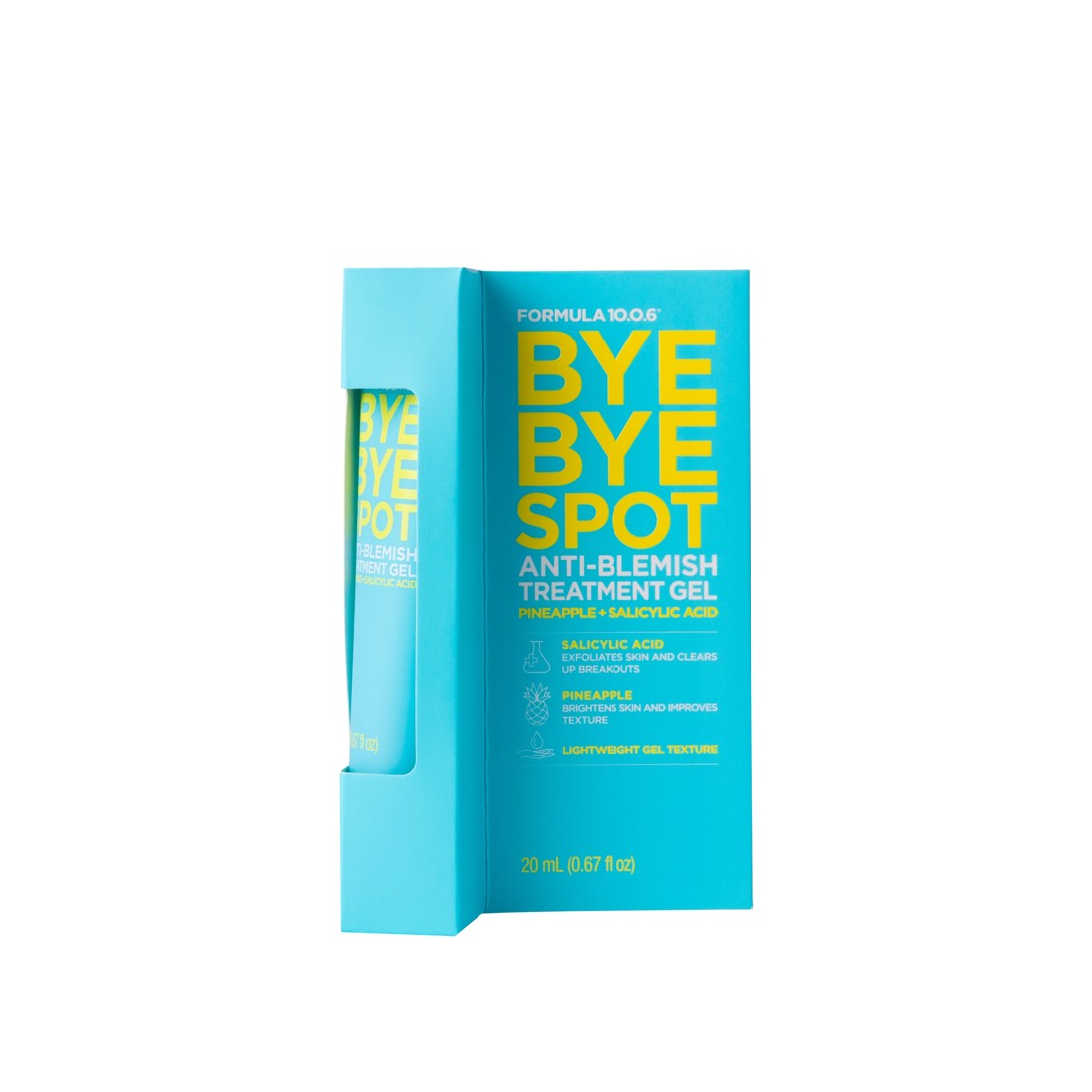 1 Formula 10.0.6 Bye Bye Spot Anti-Blemish Treatment Gel 20ml - Pineapple and Salicylic Acid, 1 of 3