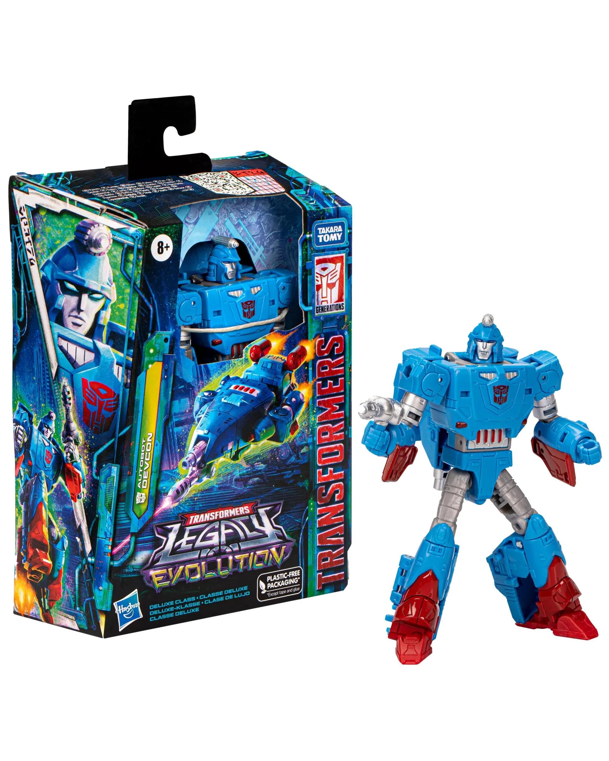 1 Transformers Generations Deluxe Class Legacy Evolution Autobot Devcon Action Figure, 1 of 10