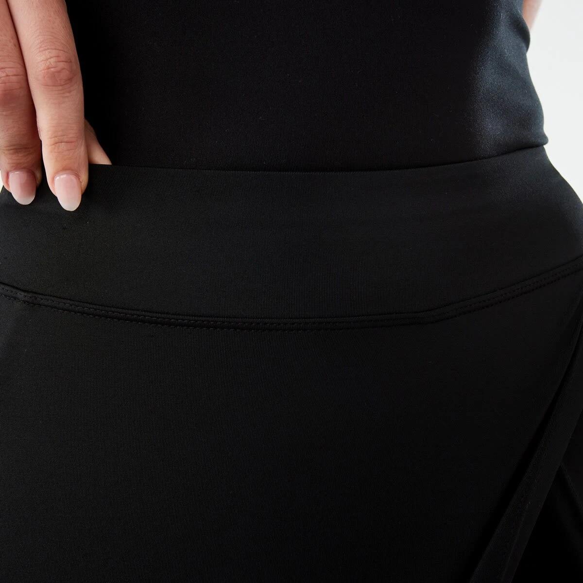 6 Active Womens Wrap Skort Black, 6 of 7
