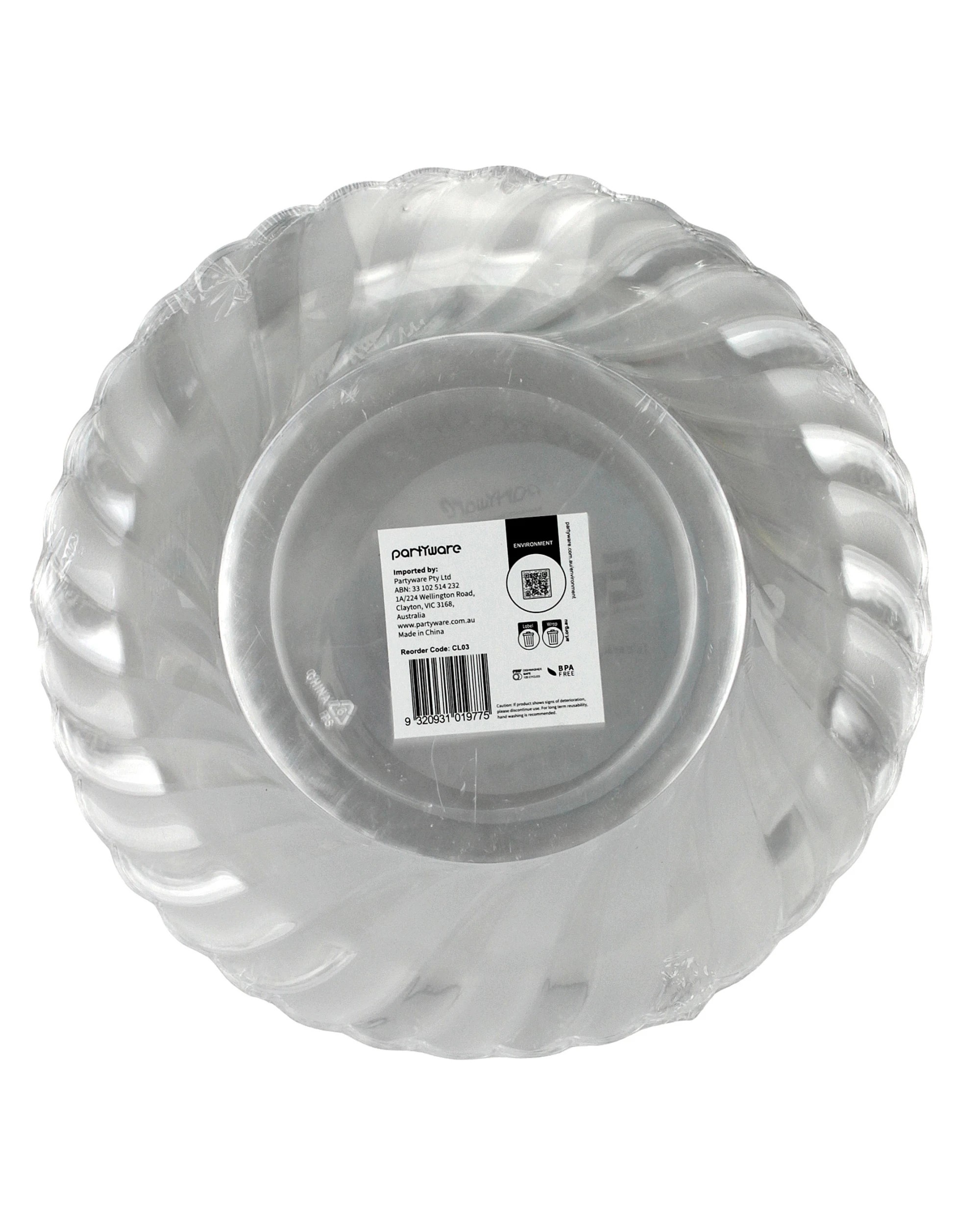 3 Partyware Everyday Living Clear Scalloped Bowls Pack of 6 - Clear, 3 of 3