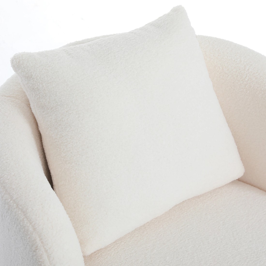 5 Levede Swivel Armchair Boucle - Beige, 5 of 6