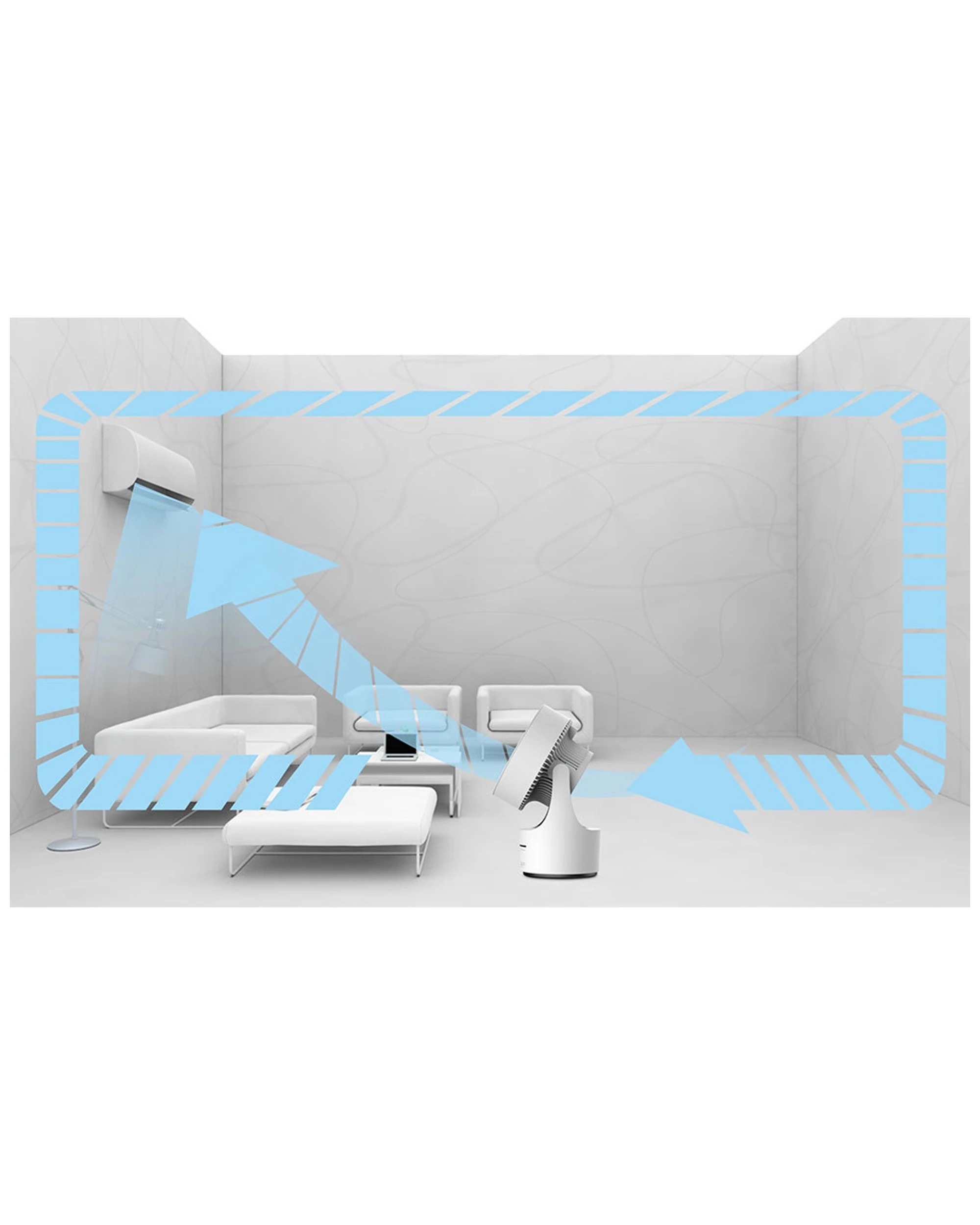 5 DIMPLEX Air Circulator With Electronic Controls And Timer - All-Season Fan
 - white, 5 of 5