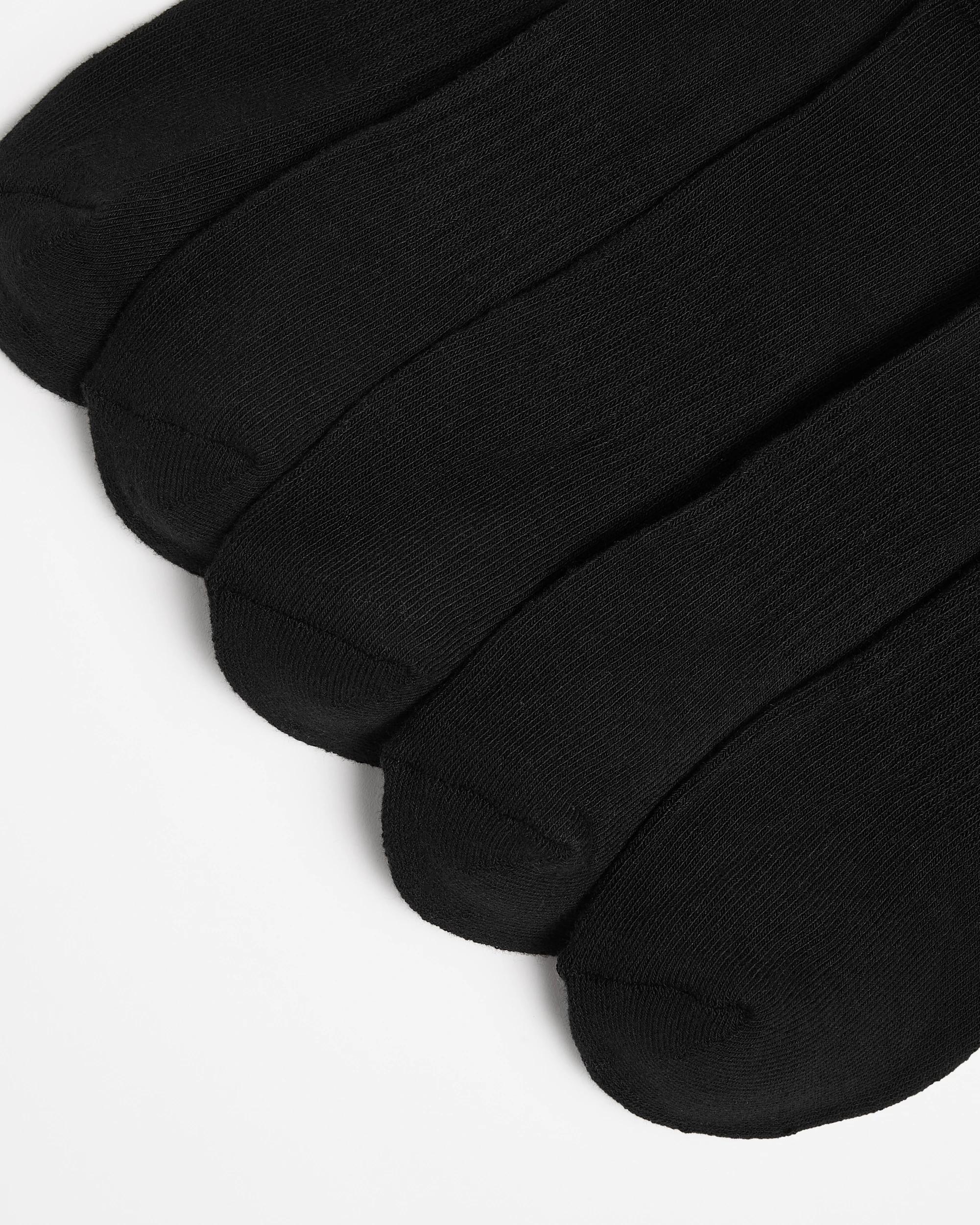 2 Australian Cotton Blend 5 Pack Sport Low Cut Socks - Maxx BLACK, 2 of 3