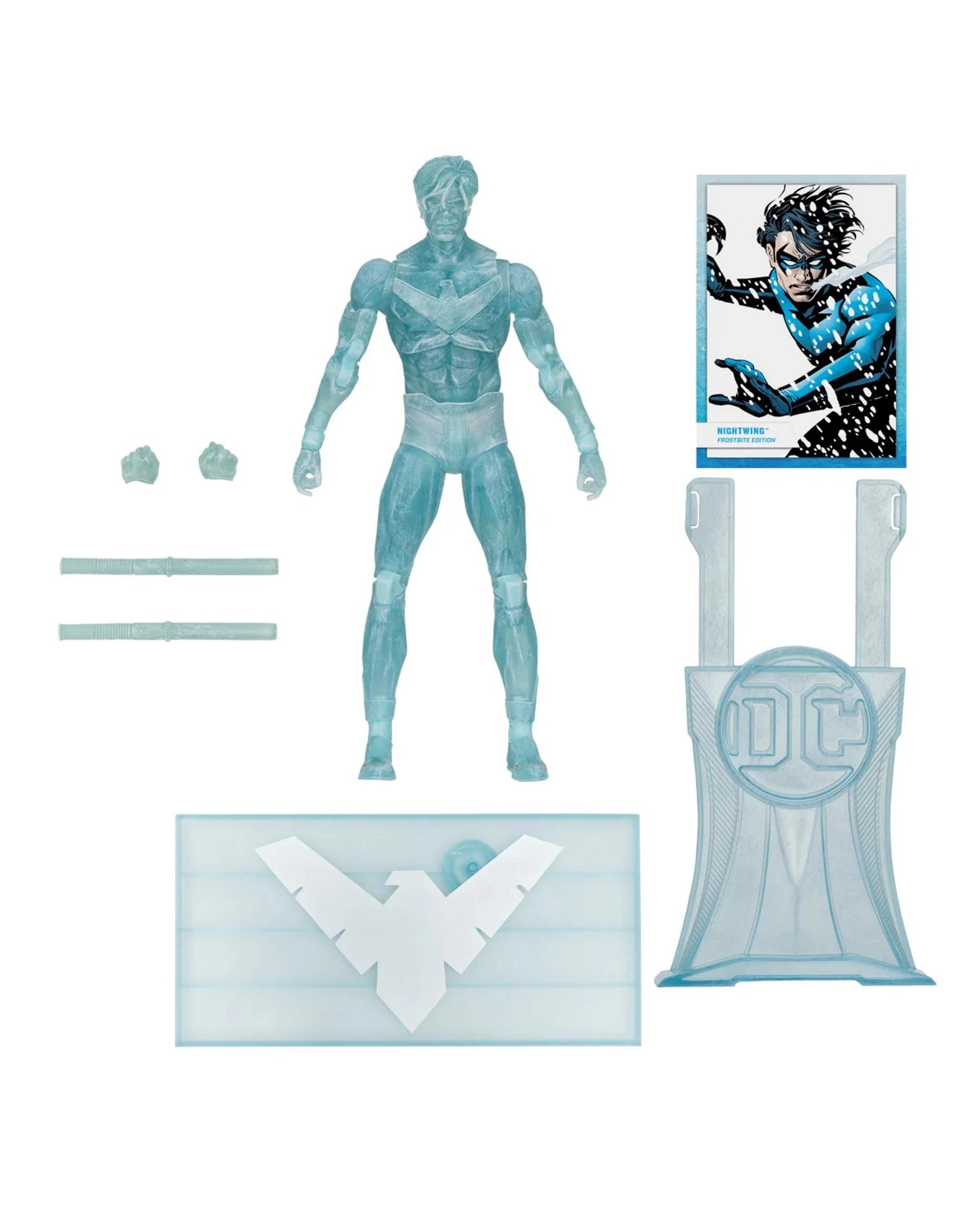 2 McFarlane Gold Label DC Multiverse Titans Nightwing Frostbite Edition 7 inch Figure, 2 of 6