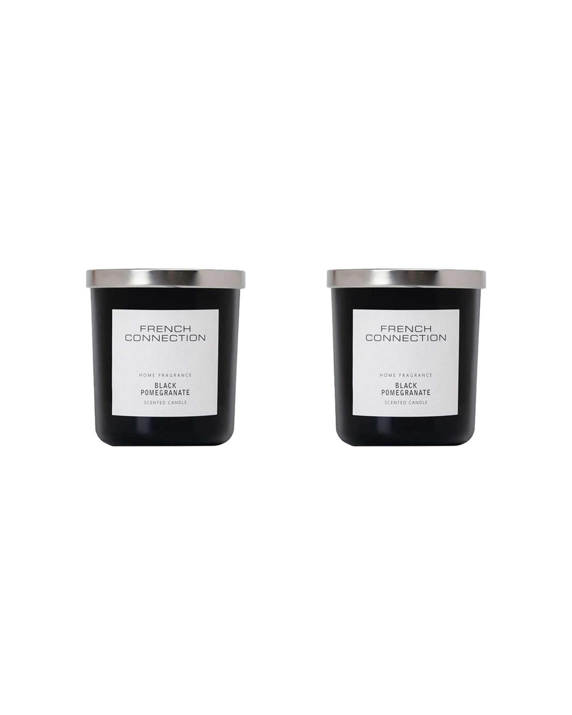1 French Connection Pomegranate 2 Wick 30hr Medium Candle 2PK 251g - Black, 1 of 5