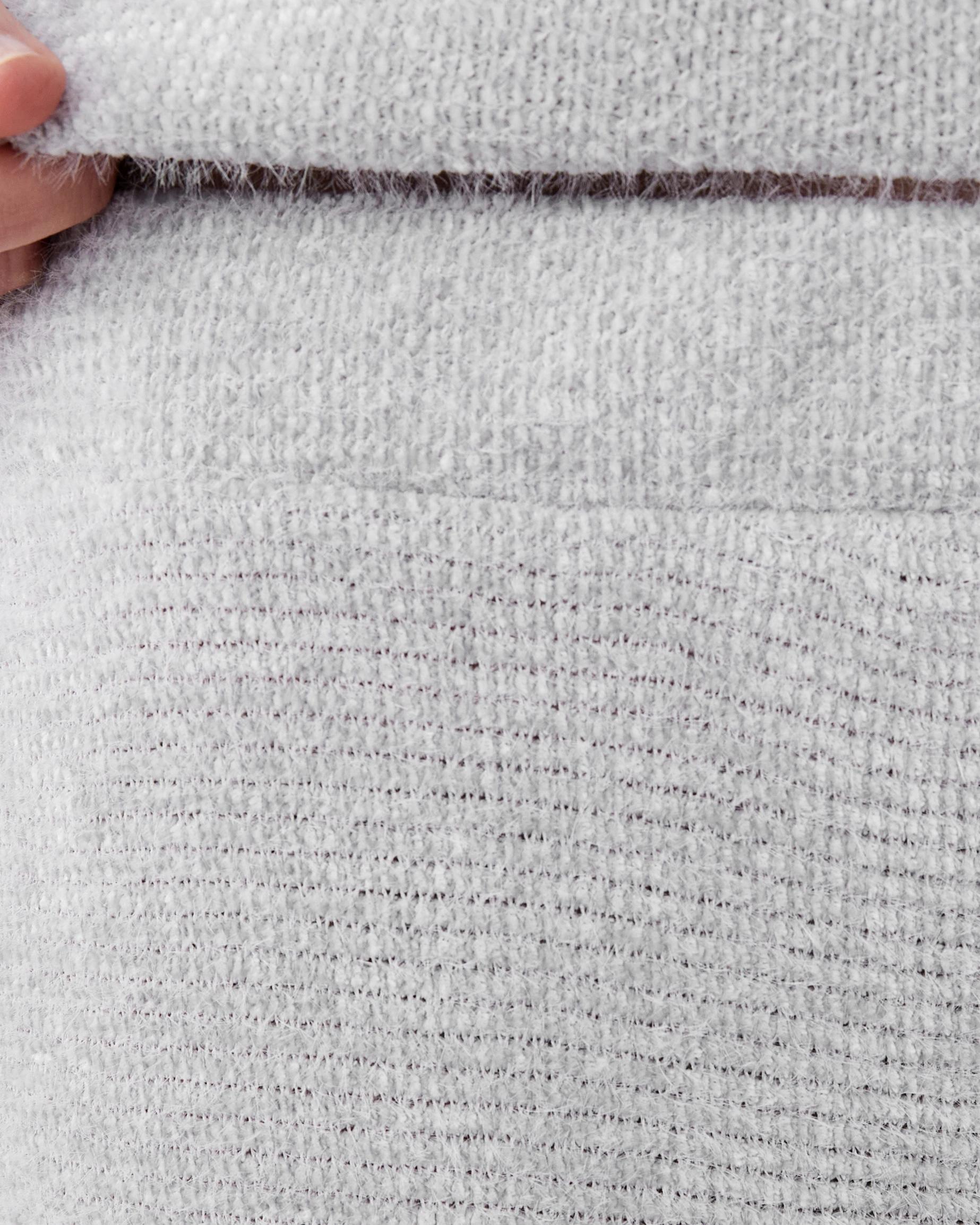 4 Plush Waffle Lounge Pants Slvr Marle, 4 of 5