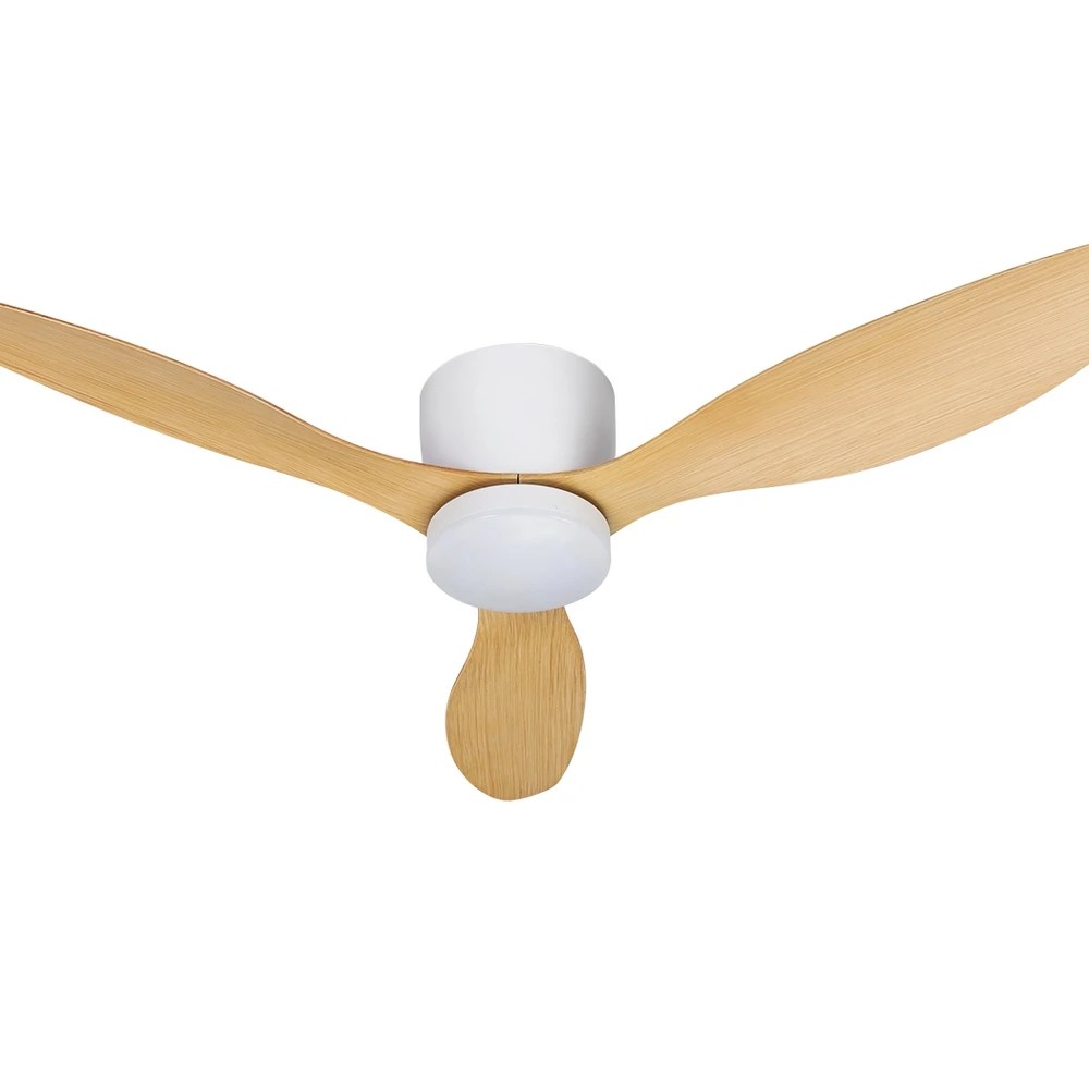 1 Devanti 52'' Ceiling Fan DC Motor w/Light w/Remote - Beige, 1 of 6