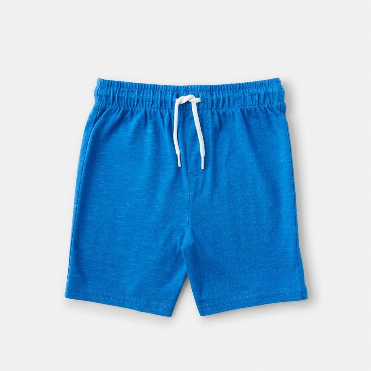 7 Cotton Knit Shorts Fren Blue, 7 of 8