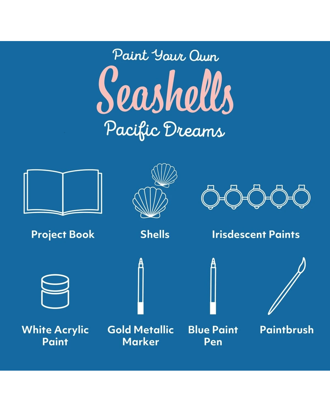 3 Craft Maker Paint Your Own Seashells Pacific Dreams Kit, 3 of 7