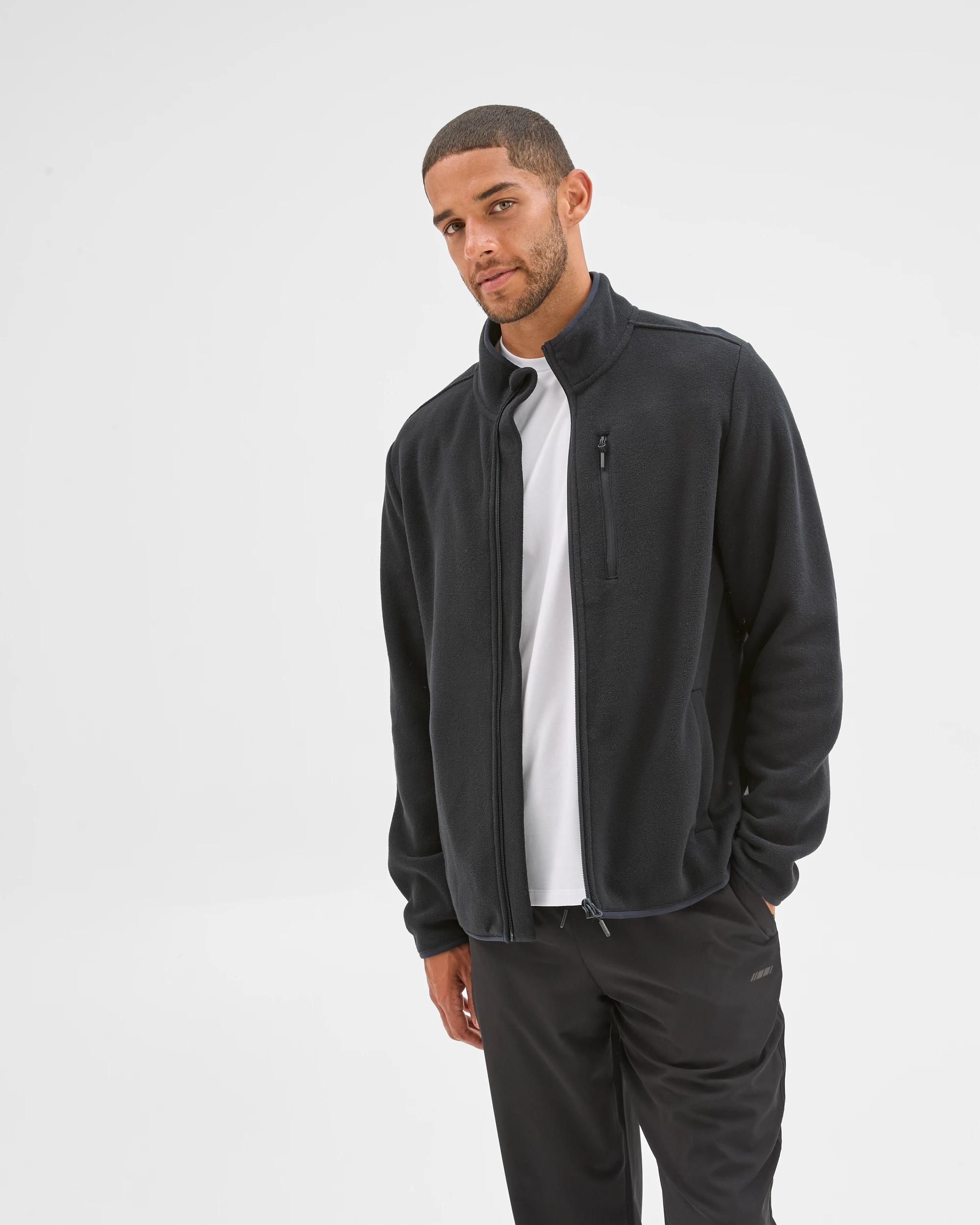 3 Target Active Active Polar Fleece Zip Through Jacket BLACK, 3 of 6