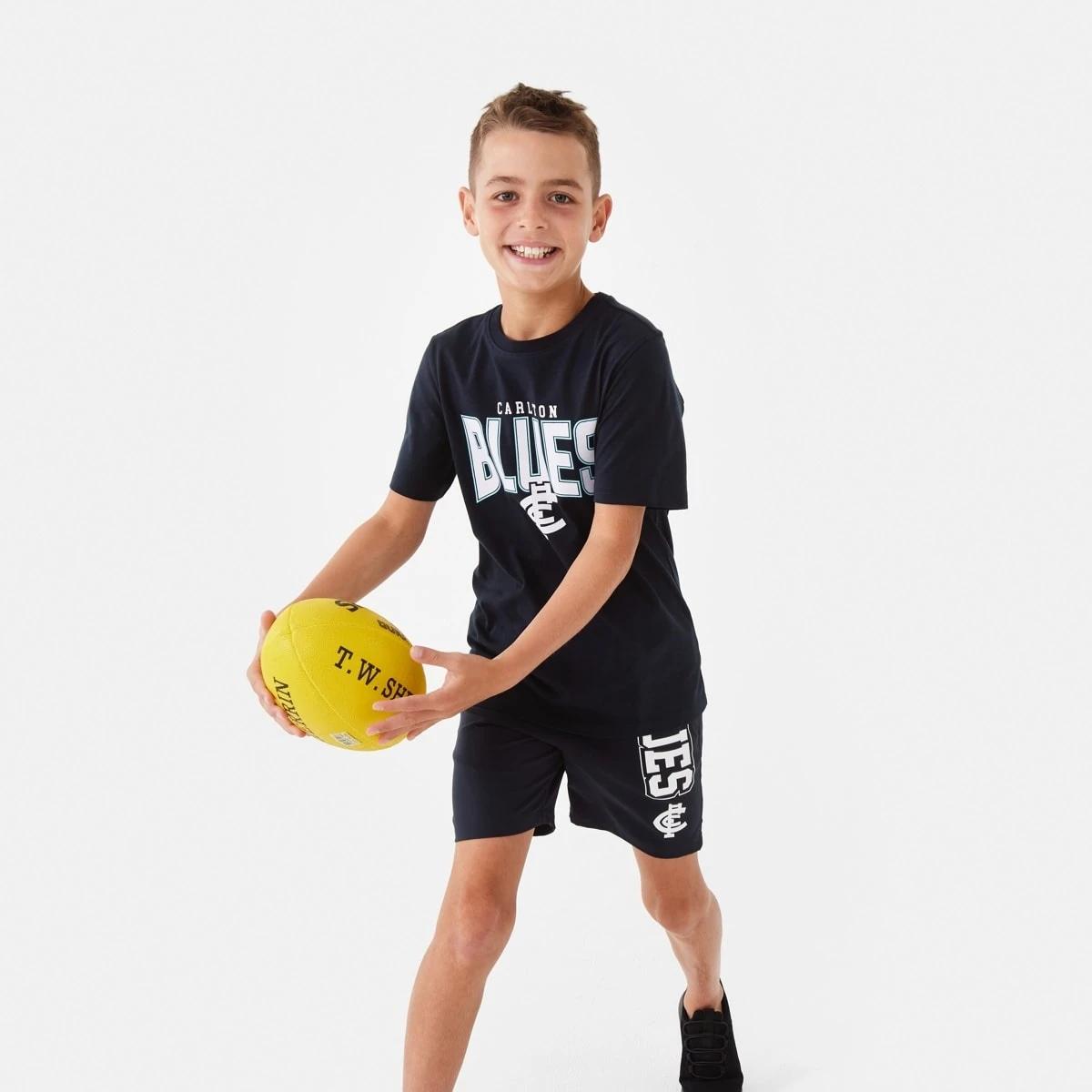 7 Official AFL Kids Shorts Carlton, 7 of 9