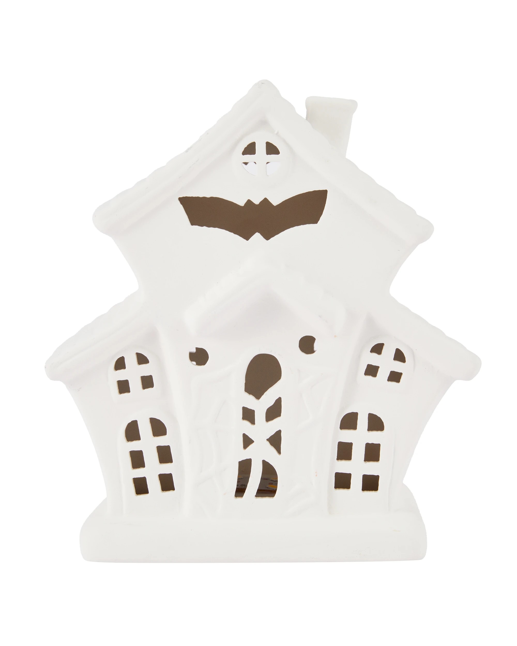 2 Halloween Craft LED Haunted House, 2 of 6