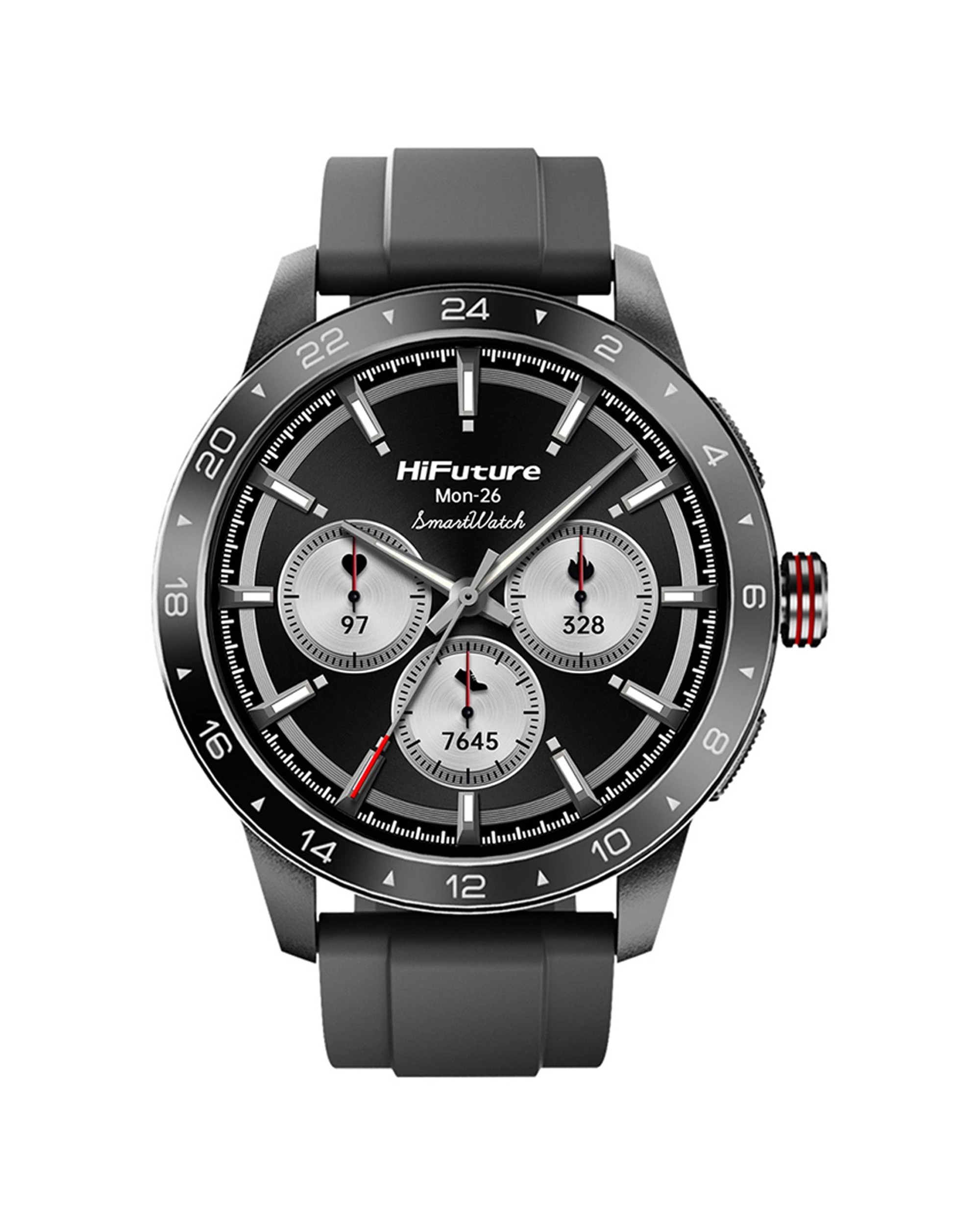 2 HiFuture FLEX2 Sports Fitness Smart Watch 1.39 Inch FHD Display Bluetooth - Black, 2 of 5