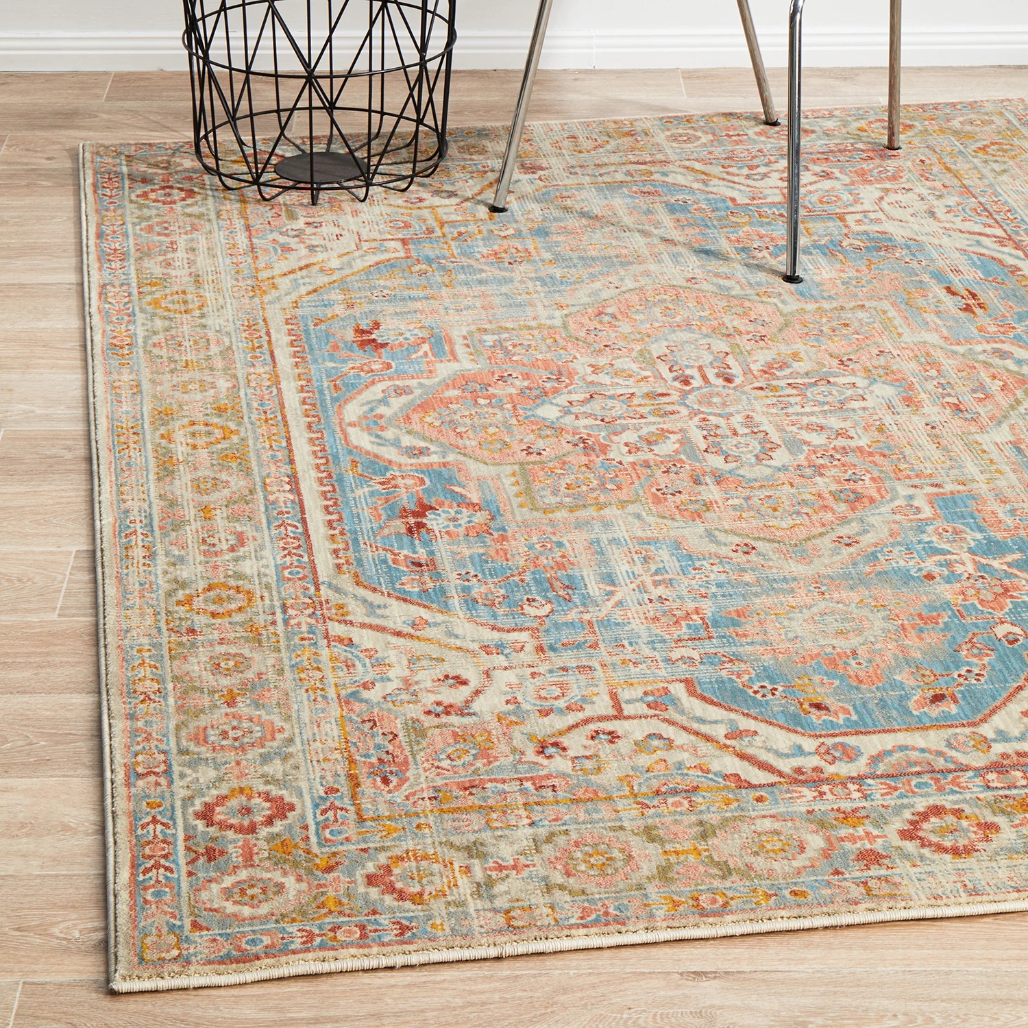 1 Common Ground Rugs Sojourn 110 400x300cm - Extra Extra Large Power Loomed Pet Friendly Floor Rug - Beige, 1 of 9