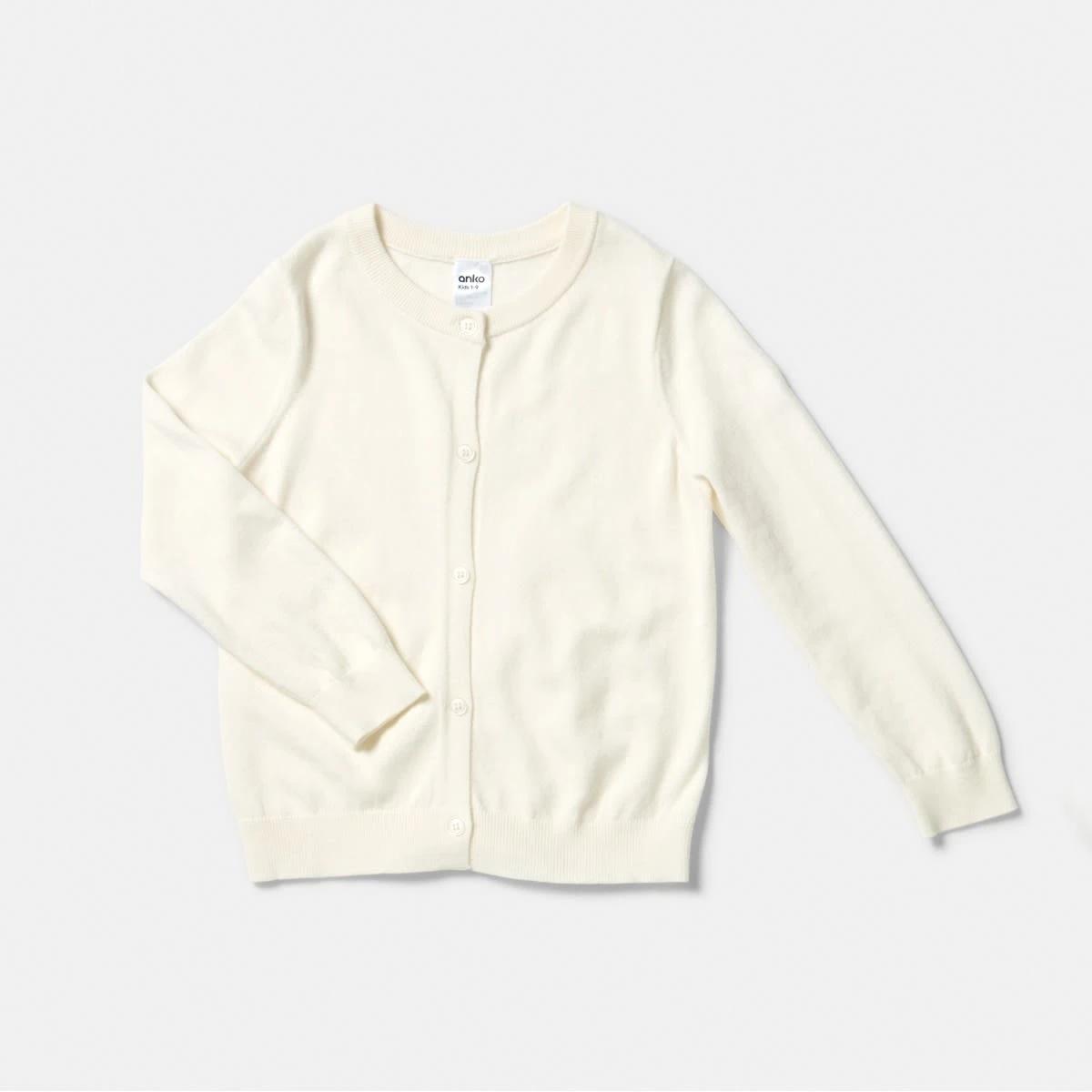 7 Lightweight Cardigan Prtn White, 7 of 8
