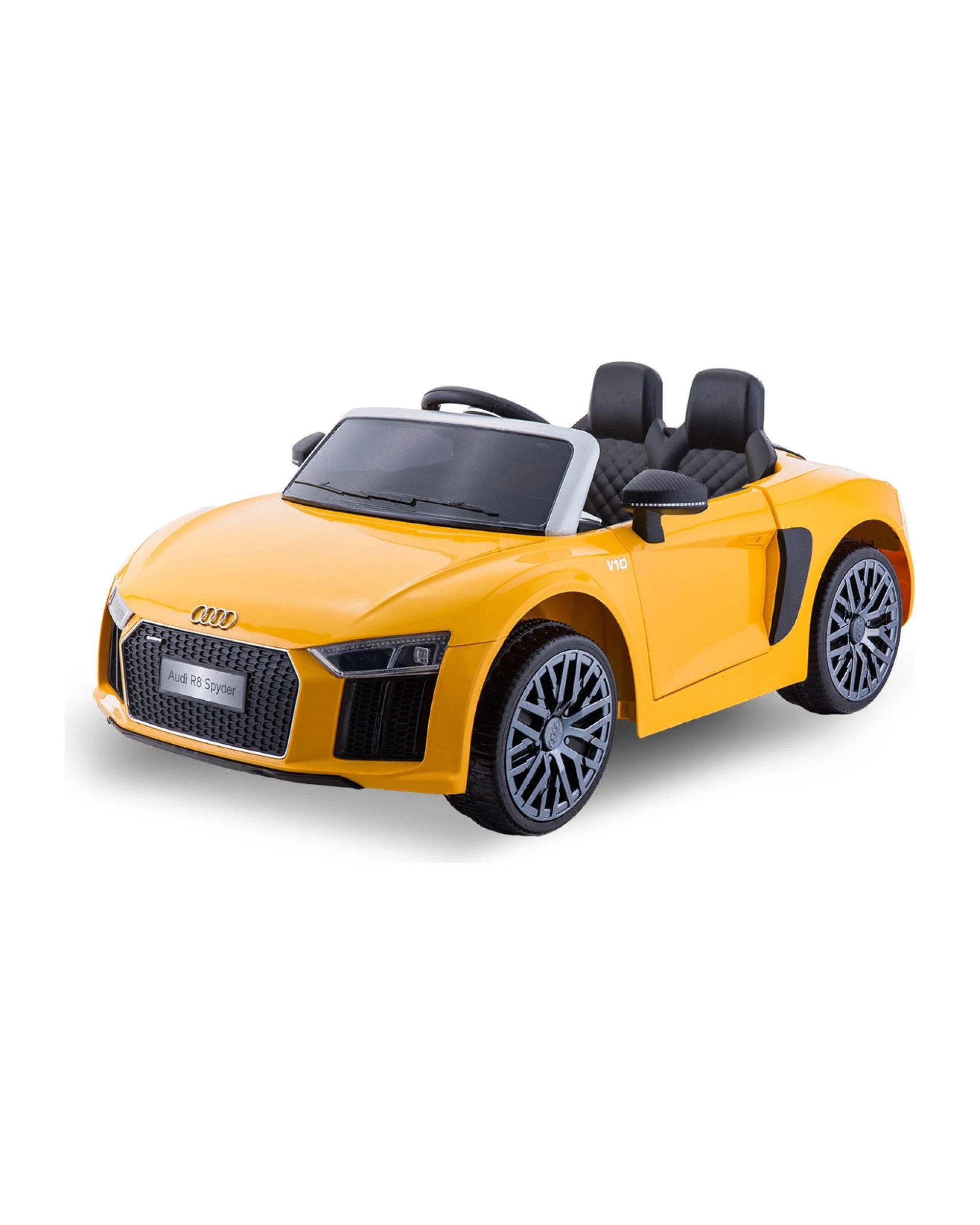 1 Kahuna R8 Spyder Audi Licensed Kids Electric Ride On Car Yellow, 1 of 9