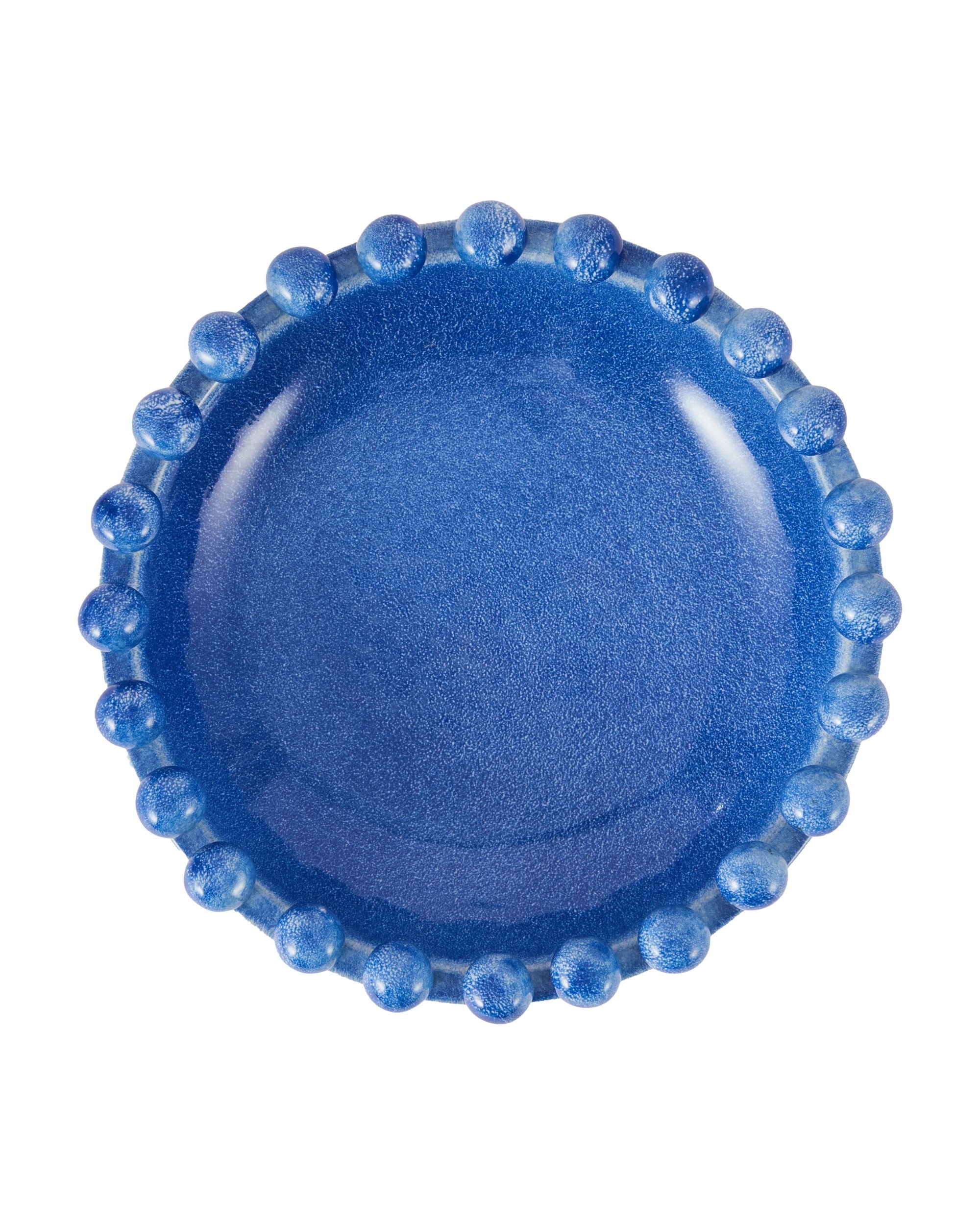 4 Blue Beaded Edge Decor Bowl, 4 of 5