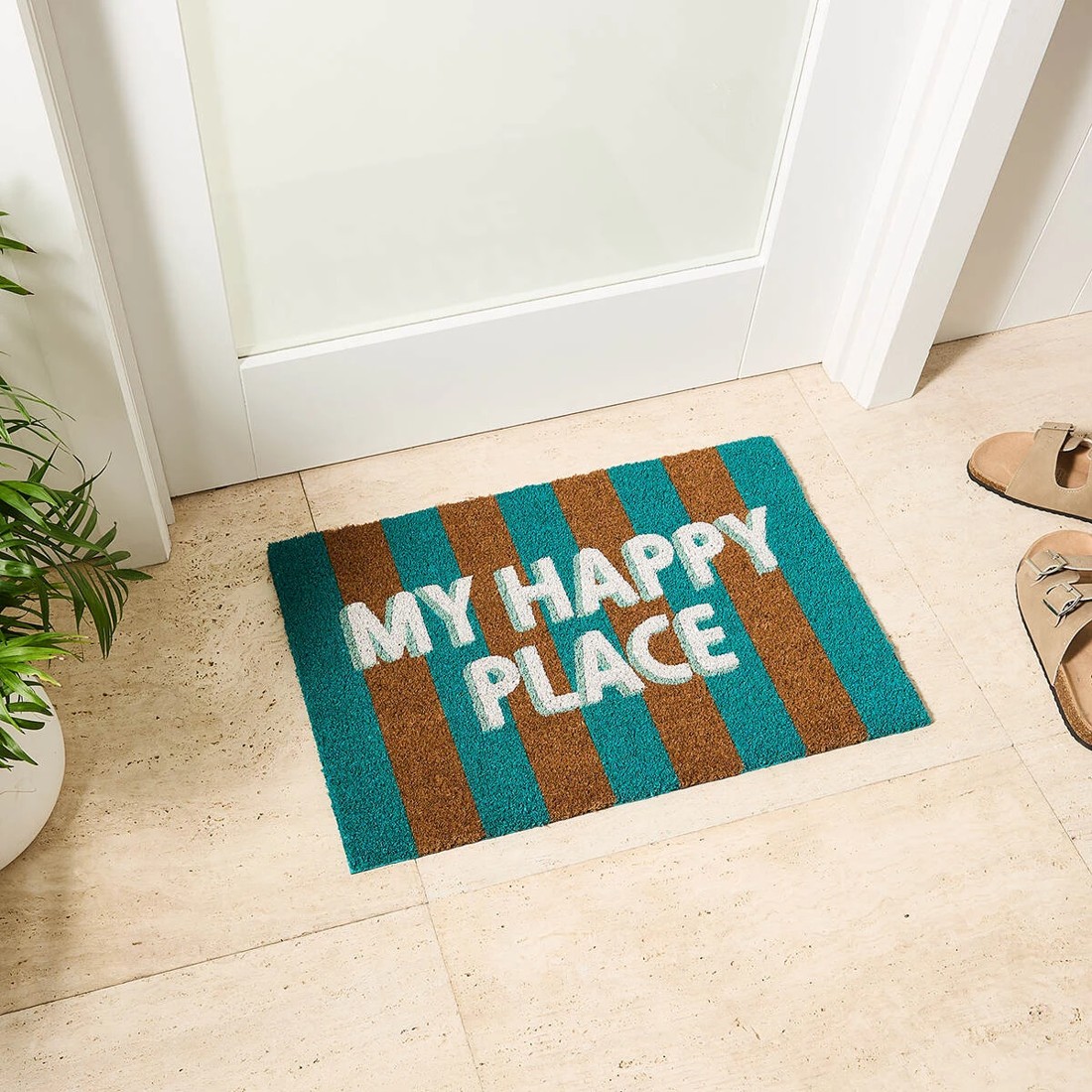 1 My Happy Place Door Mat, 1 of 5