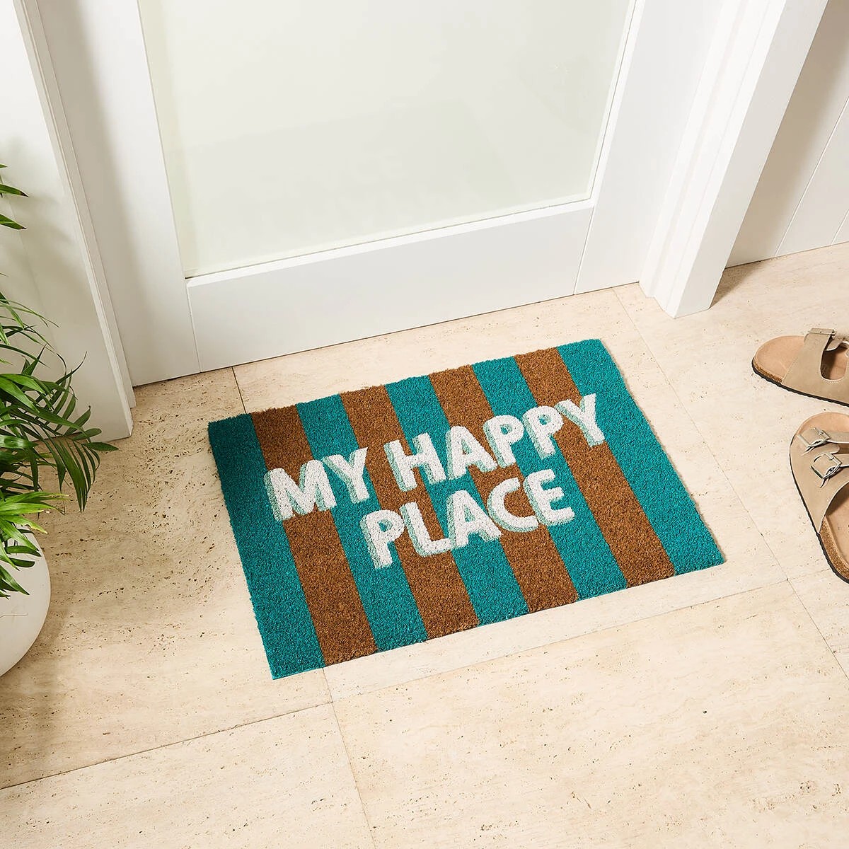 1 My Happy Place Door Mat, 1 of 5