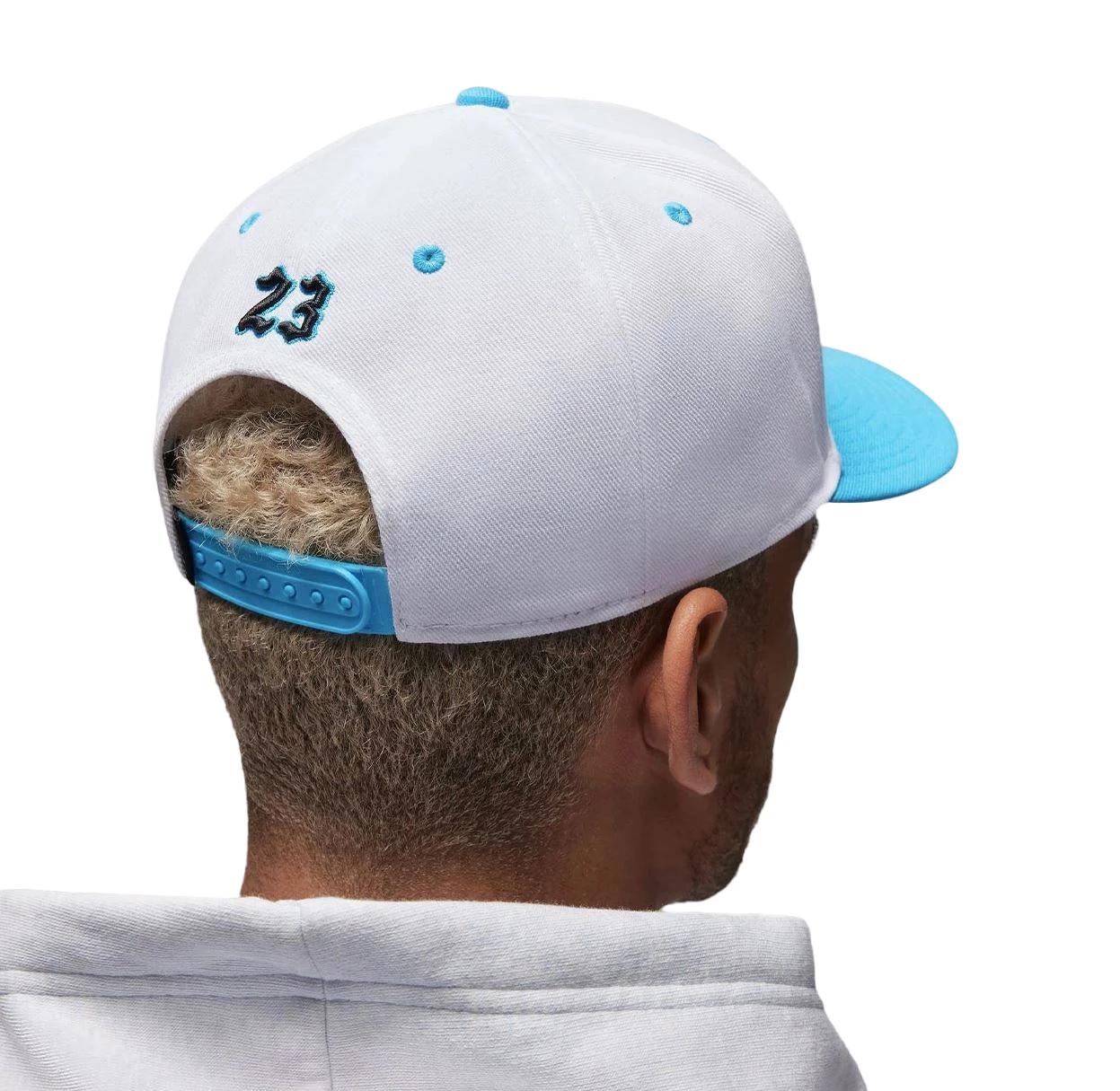 2 Nike Mens Jordan Flight MVP Pro Adjustable Cap White/blue, 2 of 6
