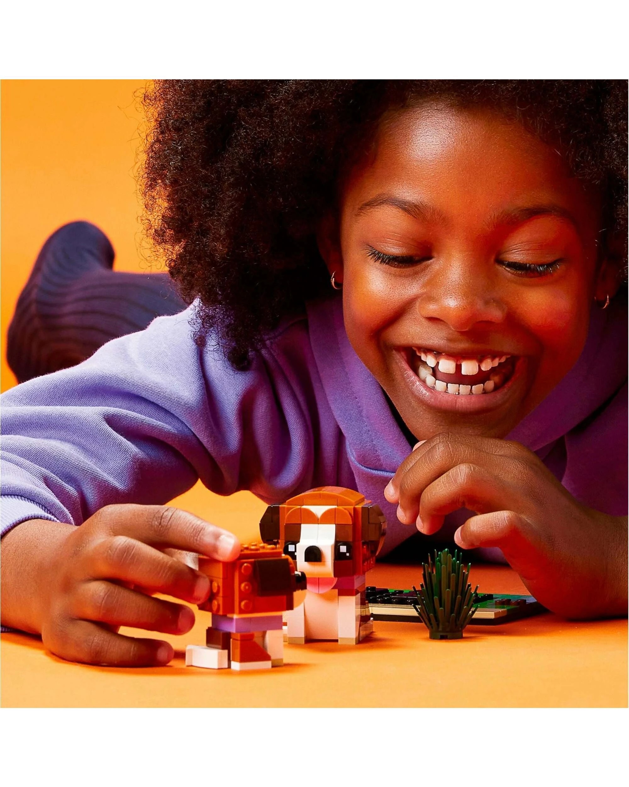 3 LEGO 40543 BrickHeadz St. Bernard Dog & Puppy, 3 of 3