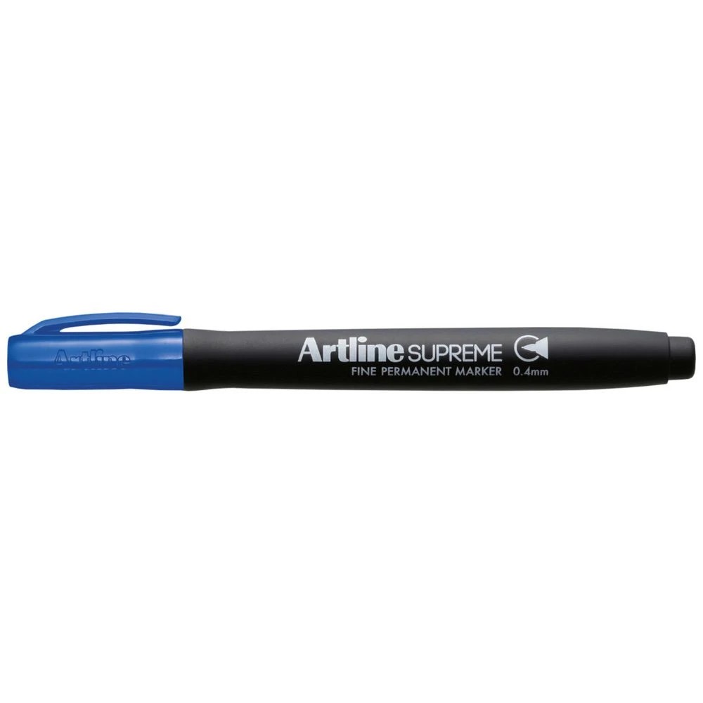 1 Artline Supreme Permanent Marker 0.4mm Blue, 1 of 1