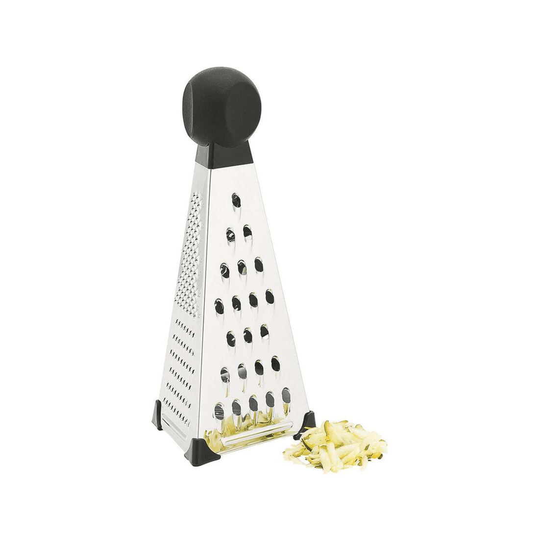 2 Avanti Stainless Steel 20cm Lifestyle 3-way Triangular Grater Ergonomic Grip
 - Silver, 2 of 3
