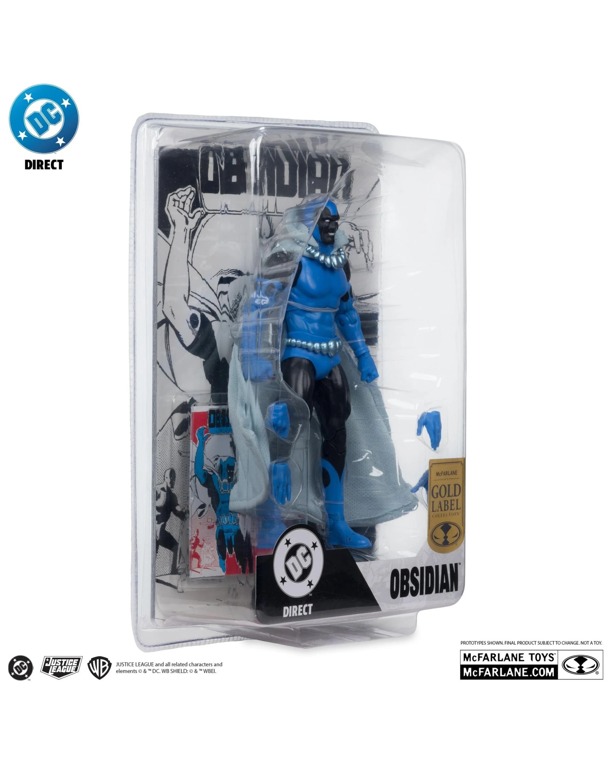 9 DC Direct Gold Label Infinity Inc. #16 Obsidian 7 inch Action Figure, 9 of 10