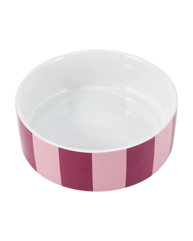 Dog Bowl Ceramic Stripe - Me