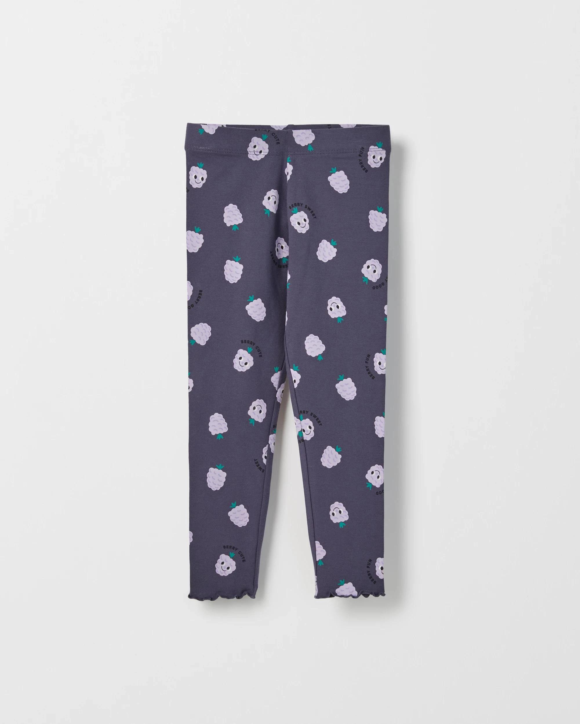 2 Target Kids Australian Cotton 3 Pack Leggings PURPLE BERRY MULTI, 2 of 5