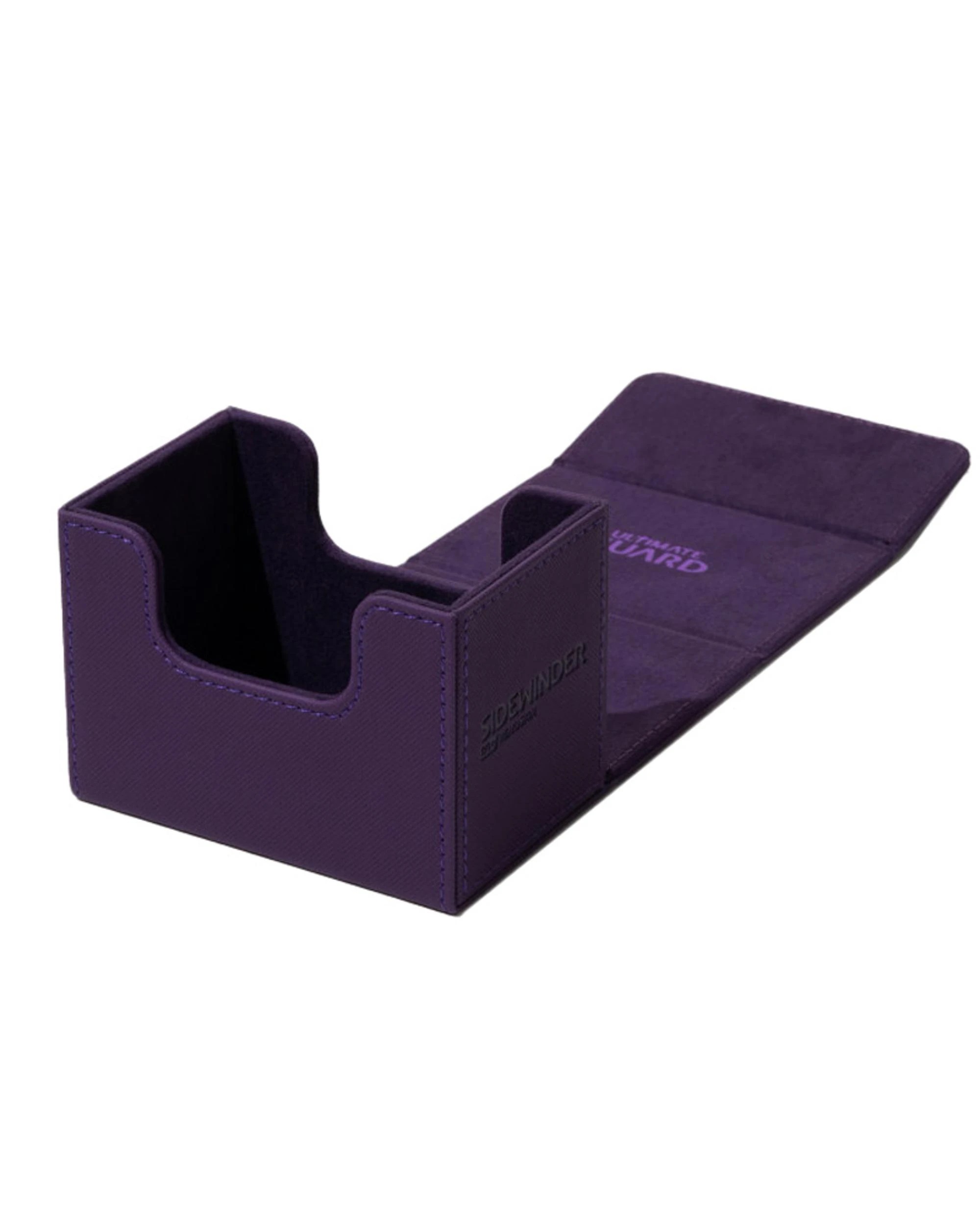 2 Ultimate Guard Sidewinder 80+ Xenoskin Monocolour Deck Box - Purple, 2 of 6